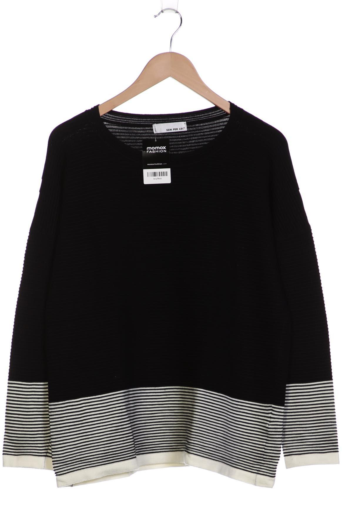 

SEM PER LEI Damen Pullover, schwarz, Gr. 40