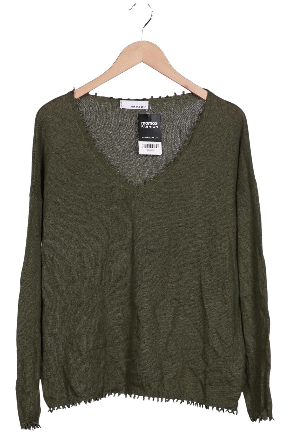 

SEM PER LEI Damen Pullover, grün, Gr. 42