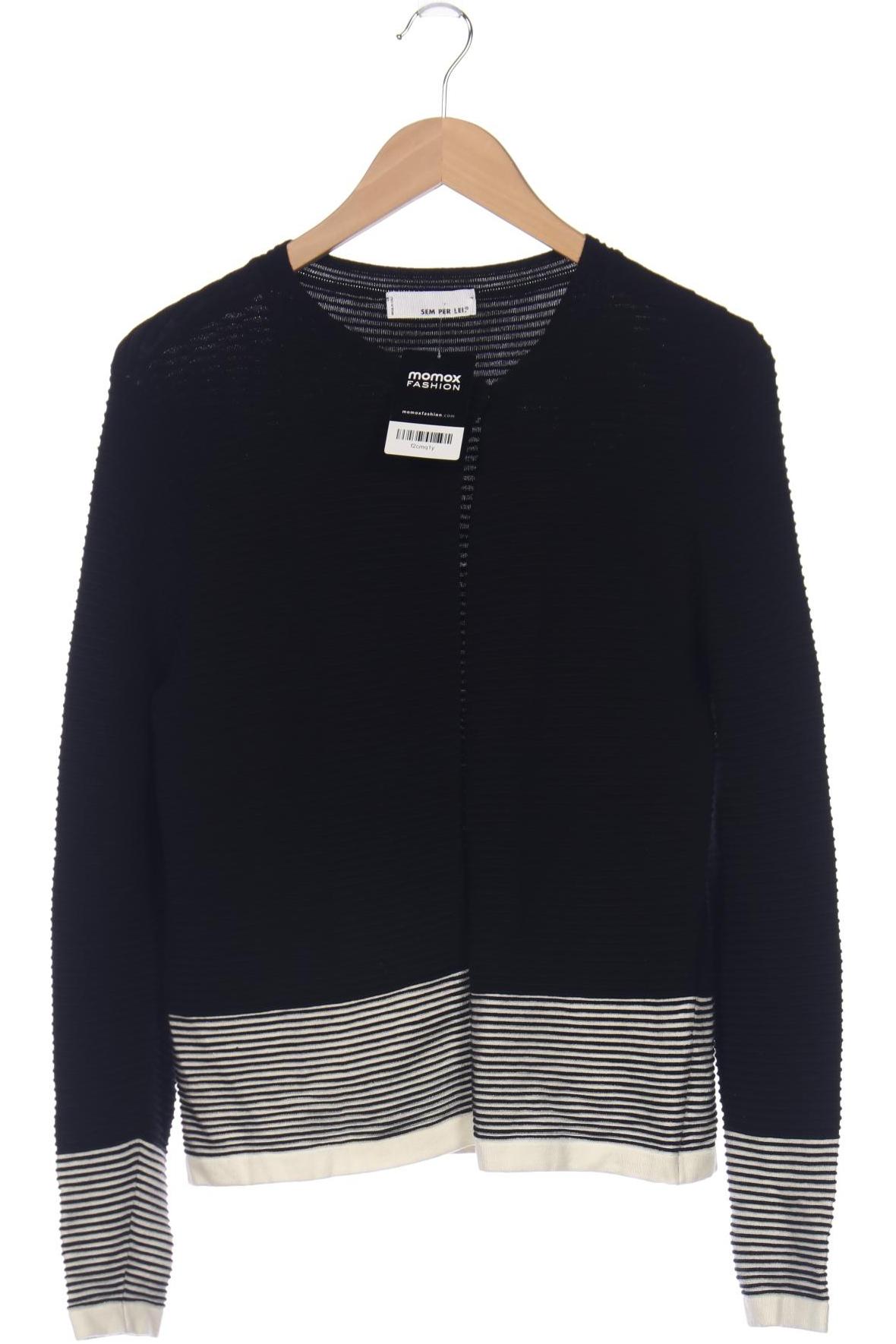 

SEM PER LEI Damen Strickjacke, schwarz