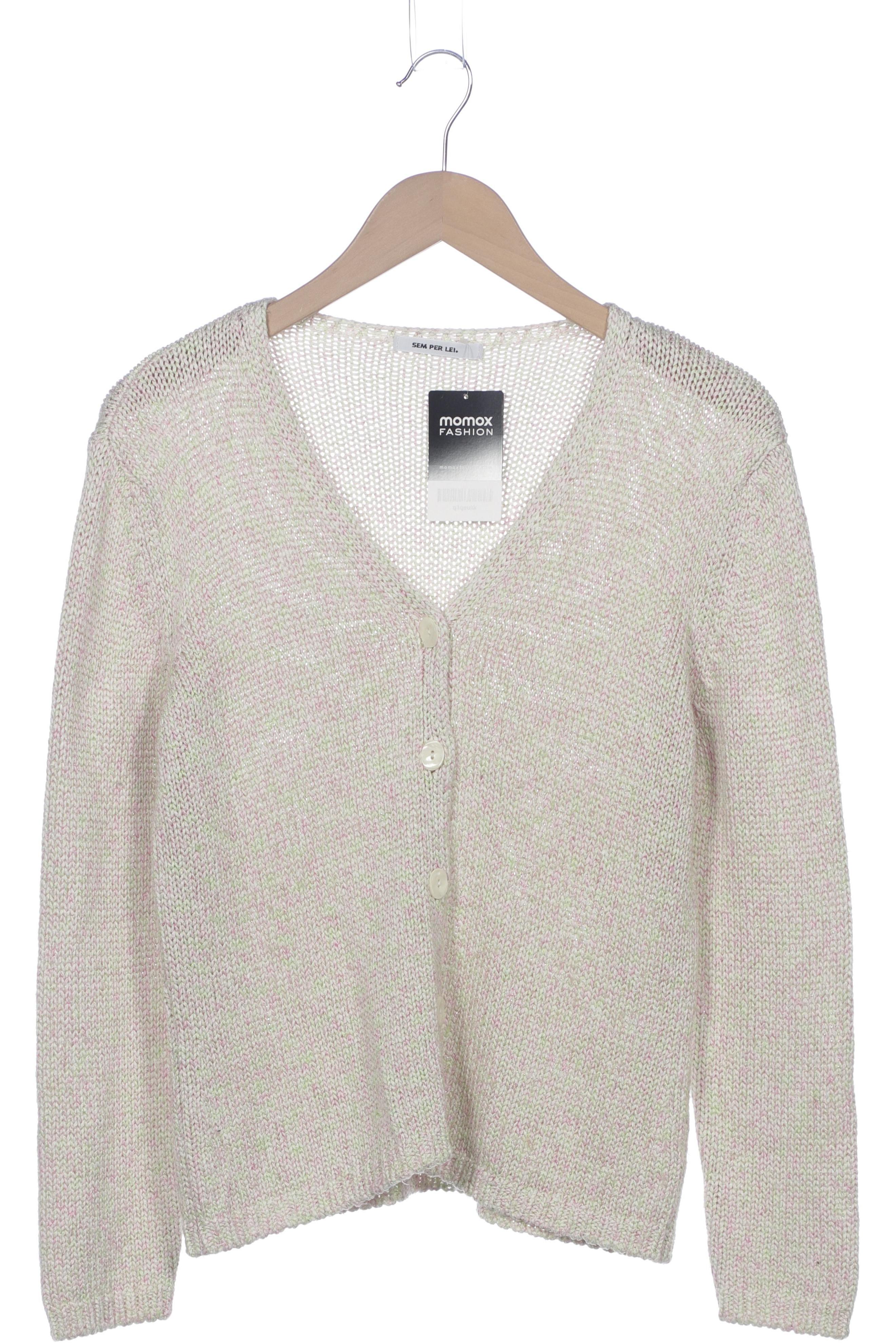 

SEM PER LEI Damen Strickjacke, hellgrün, Gr. 42