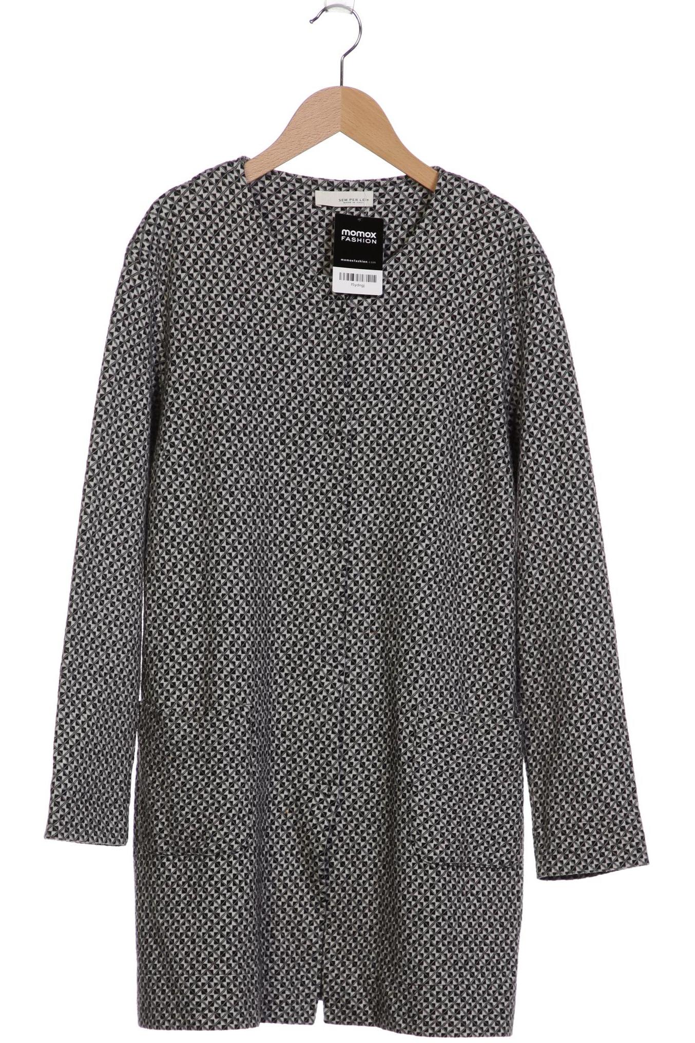 

SEM PER LEI Damen Strickjacke, schwarz, Gr. 40