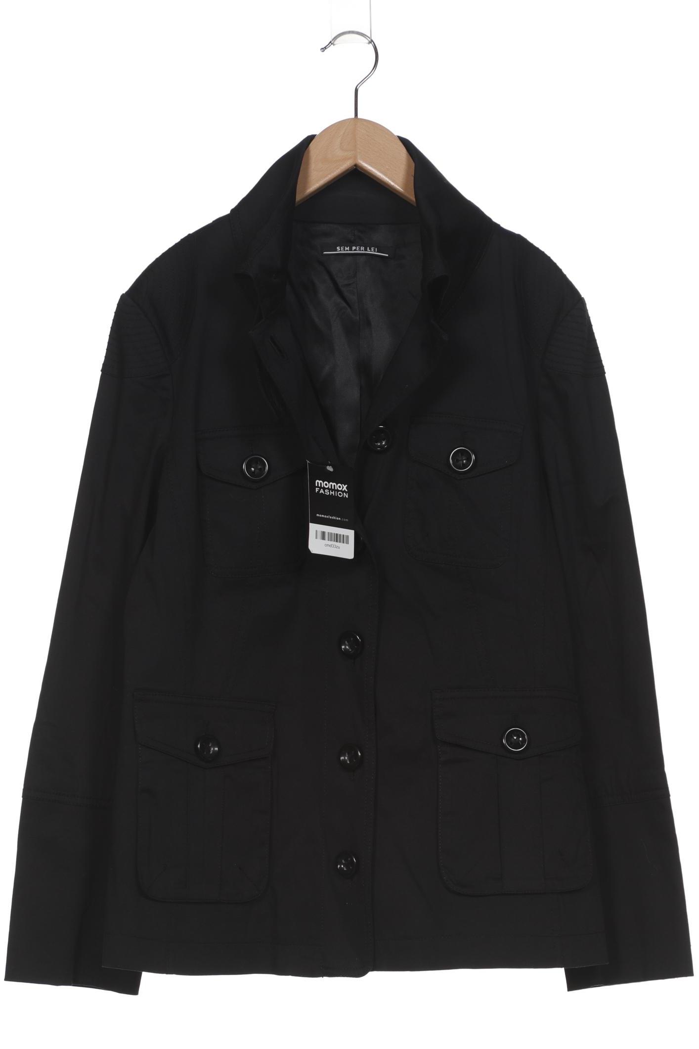 

SEM PER LEI Damen Jacke, schwarz, Gr. 42