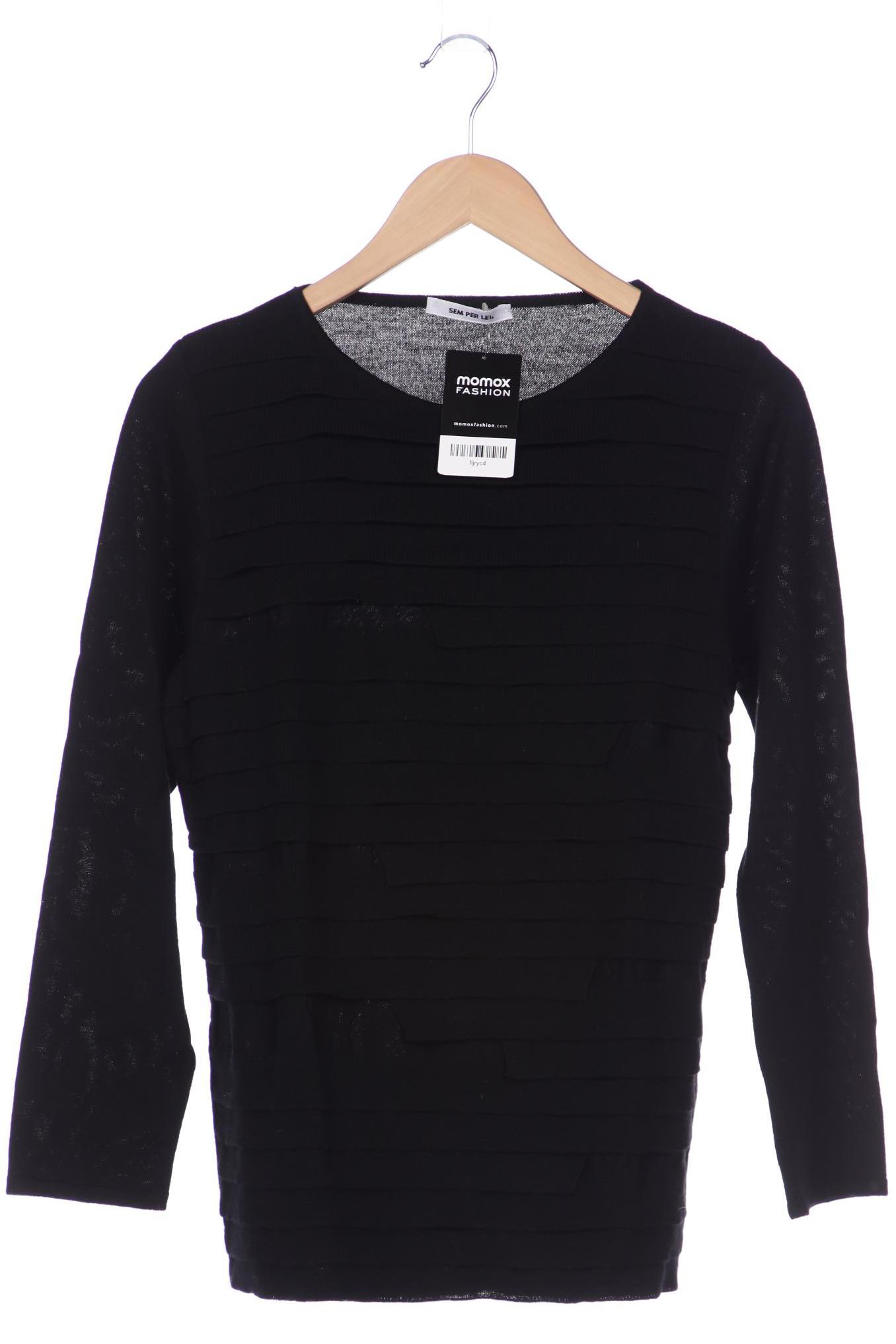 

SEM PER LEI Damen Pullover, schwarz