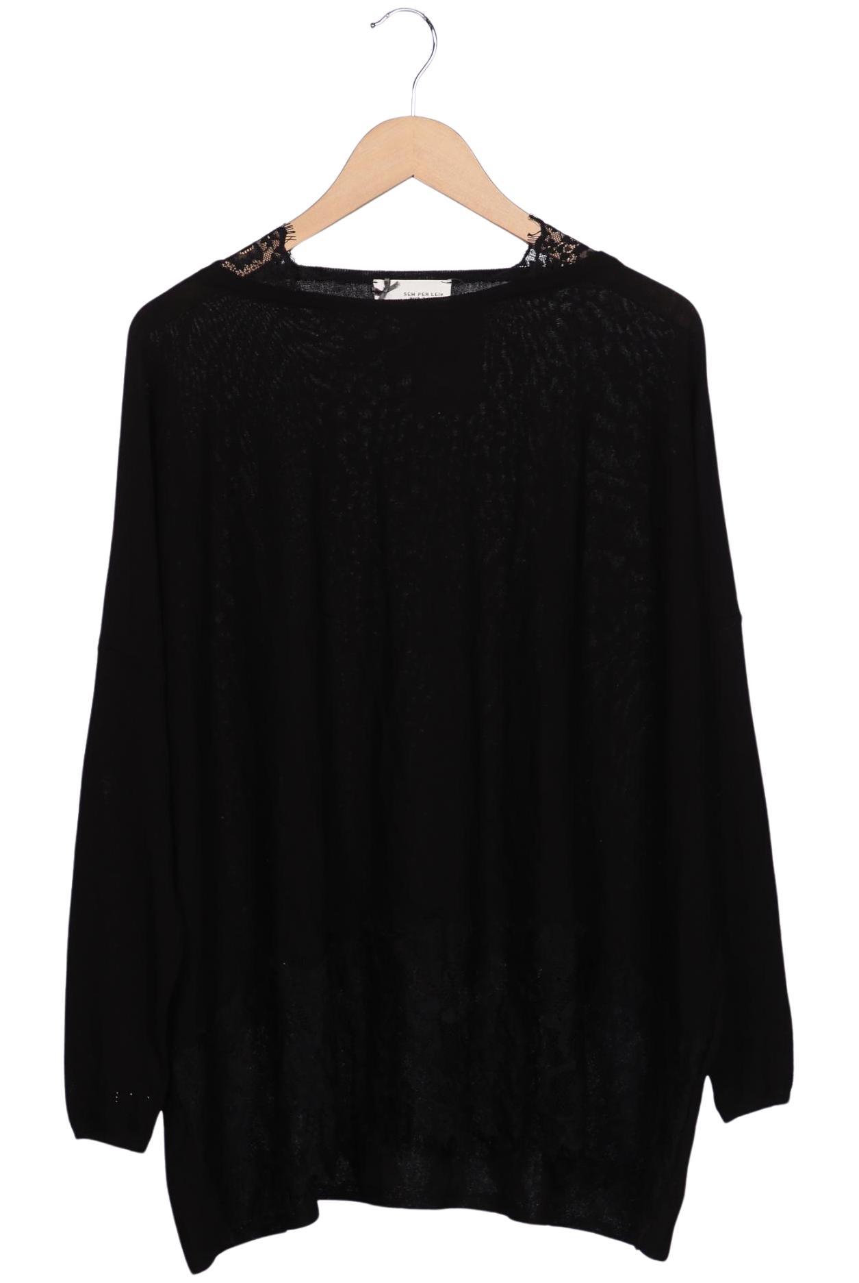 

SEM PER LEI Damen Pullover, schwarz, Gr. 36