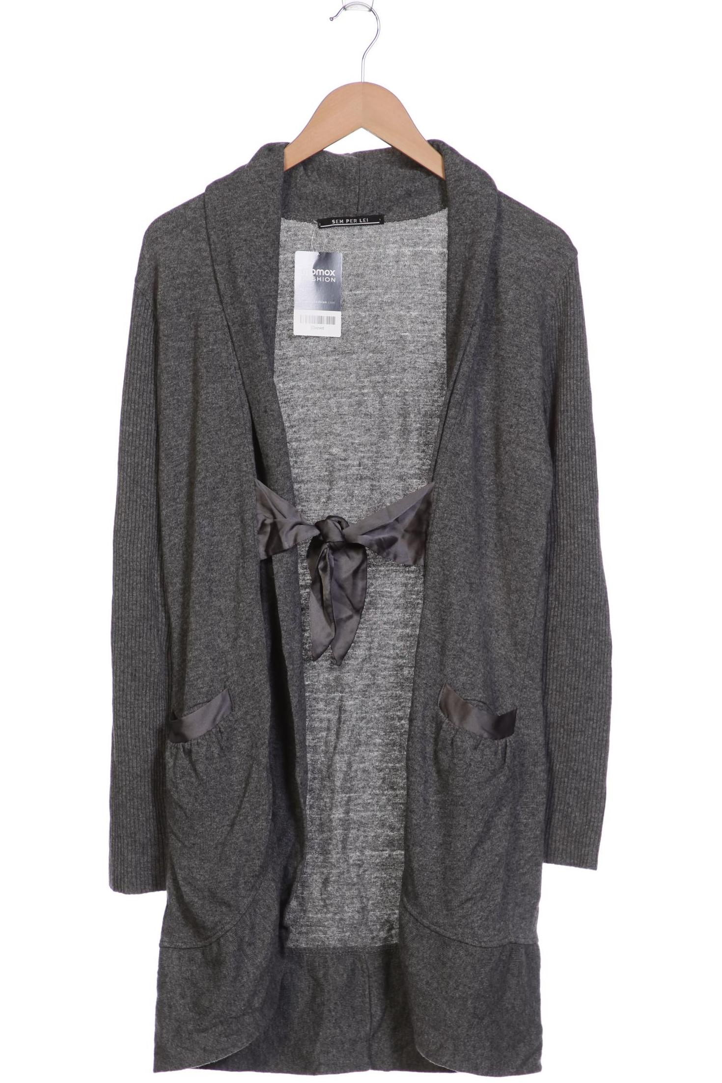 

SEM PER LEI Damen Strickjacke, grau