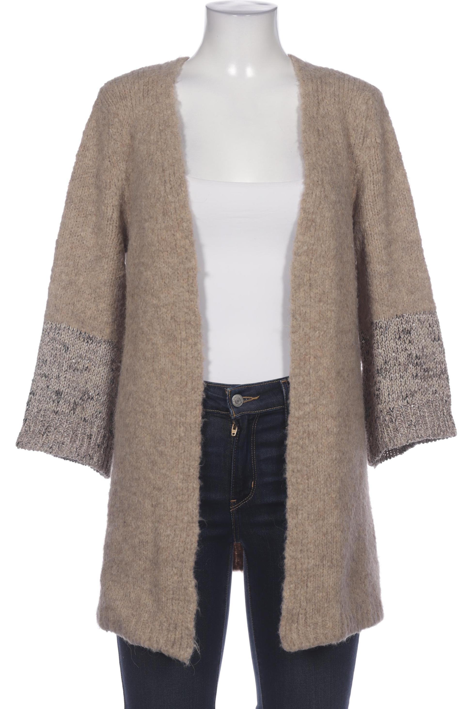 

SEM PER LEI Damen Strickjacke, beige, Gr. 36