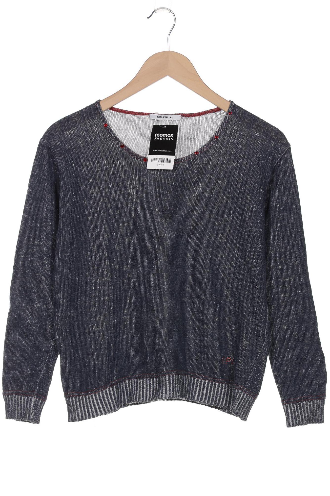 

SEM PER LEI Damen Pullover, marineblau, Gr. 46
