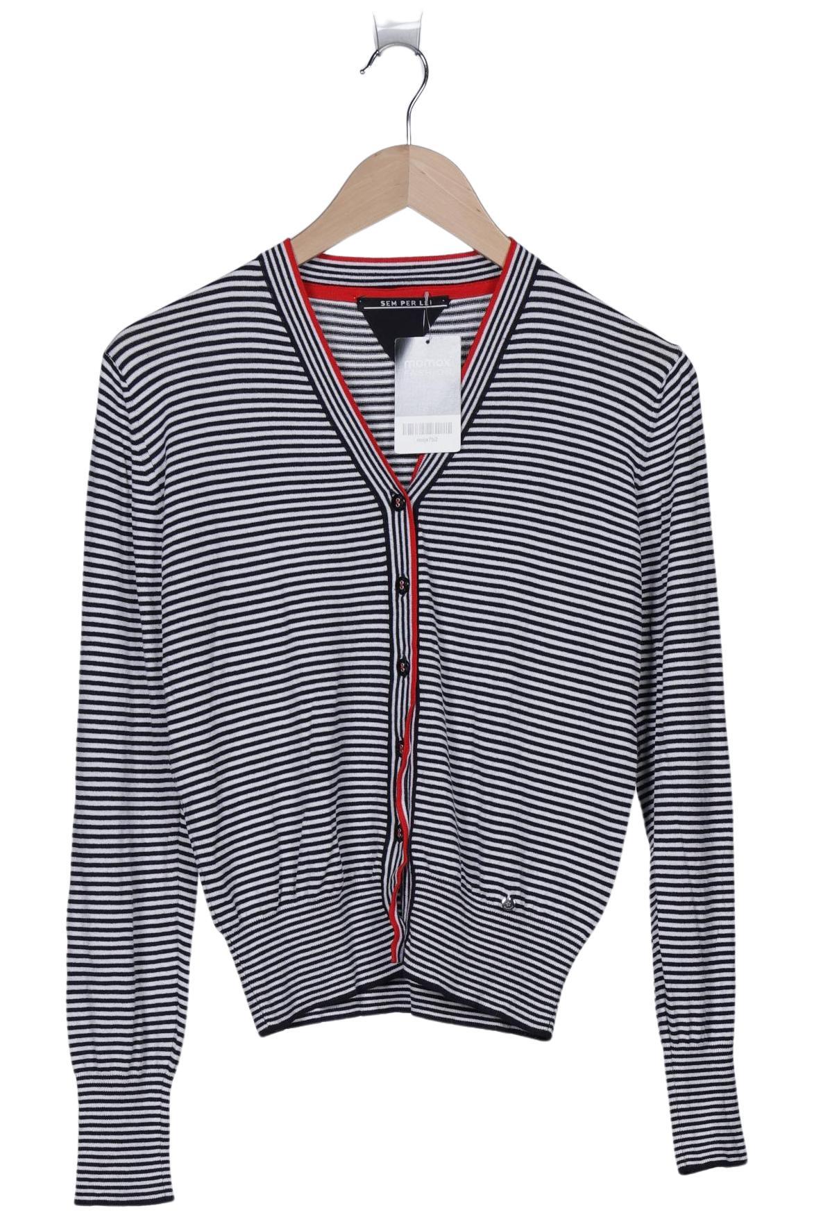 

SEM PER LEI Damen Strickjacke, schwarz, Gr. 36