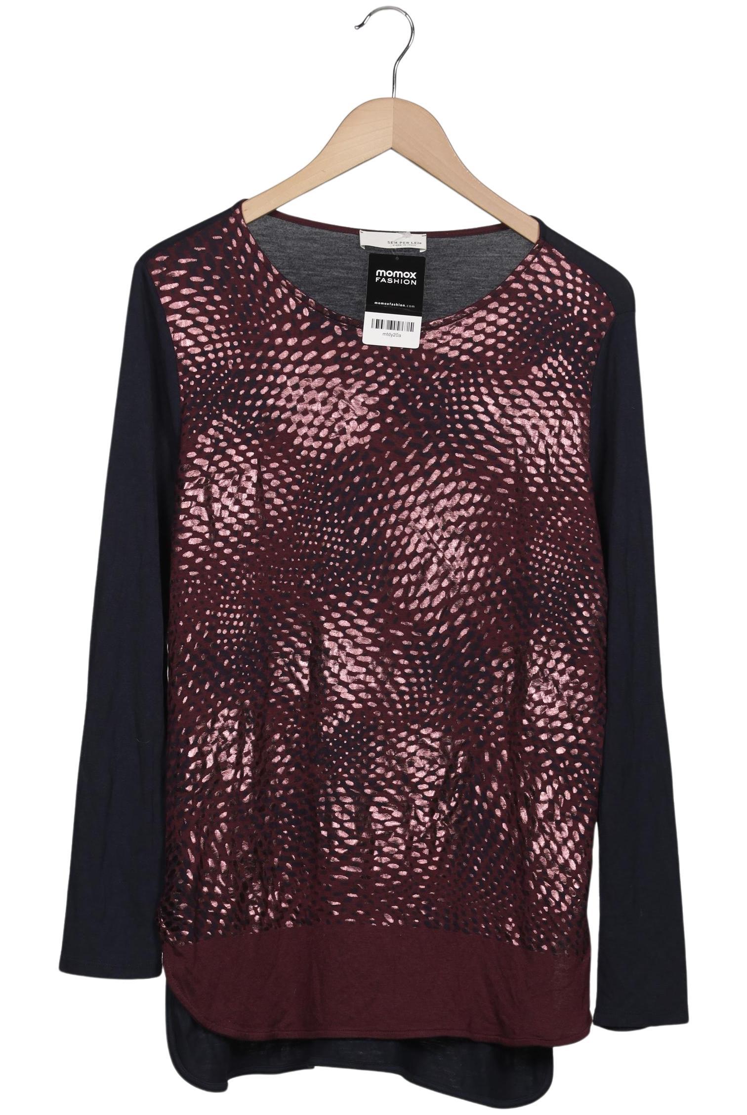 

SEM PER LEI Damen Langarmshirt, mehrfarbig, Gr. 42