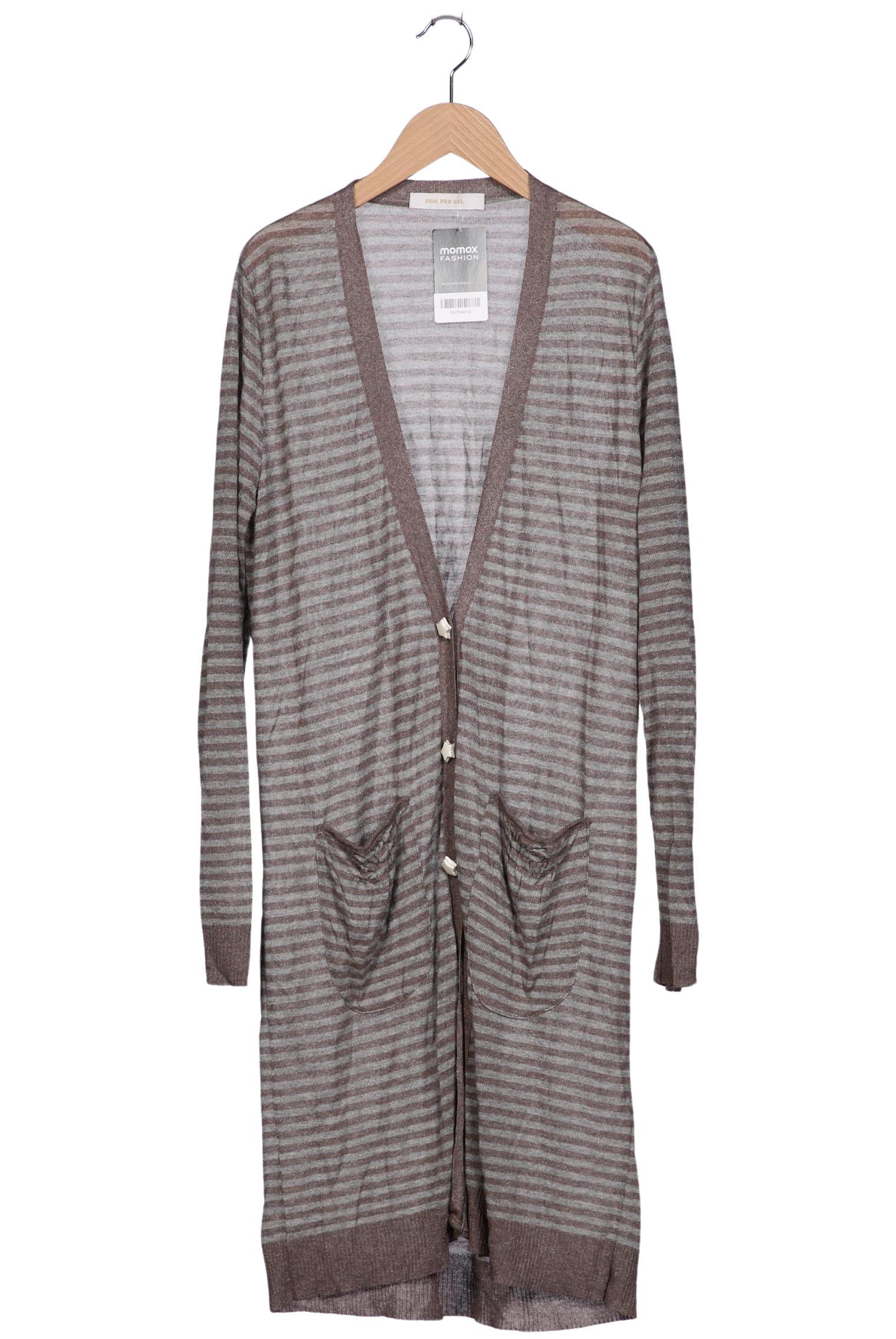 

SEM PER LEI Damen Strickjacke, braun, Gr. 42