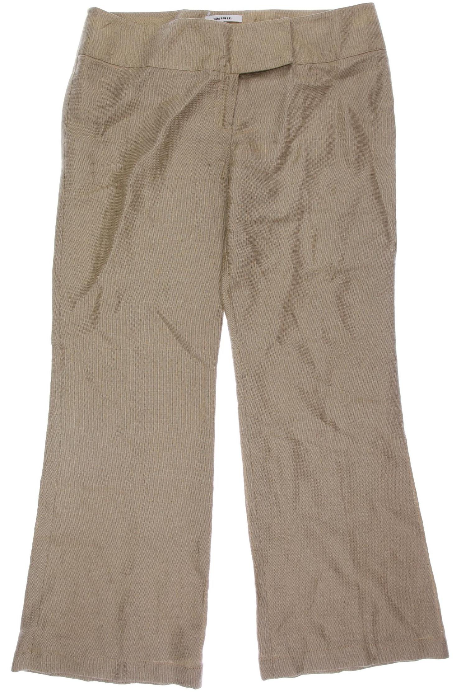 

SEM PER LEI Damen Stoffhose, beige