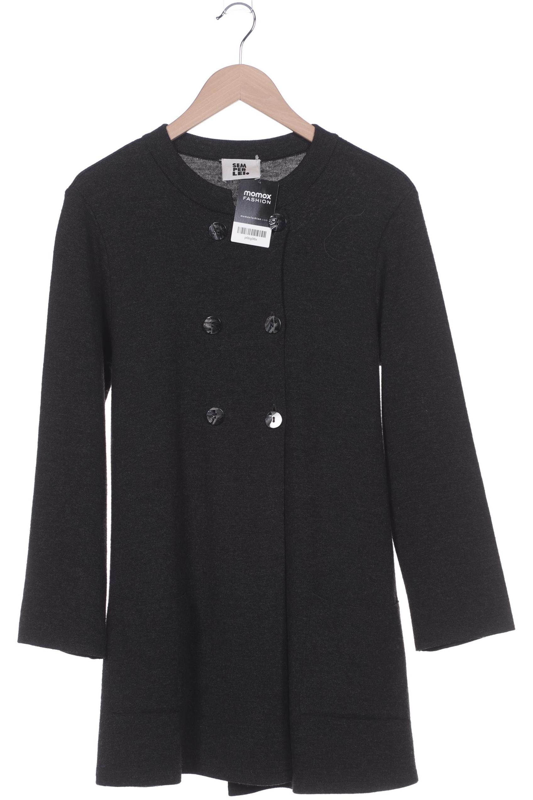 

SEM PER LEI Damen Strickjacke, schwarz, Gr. 36