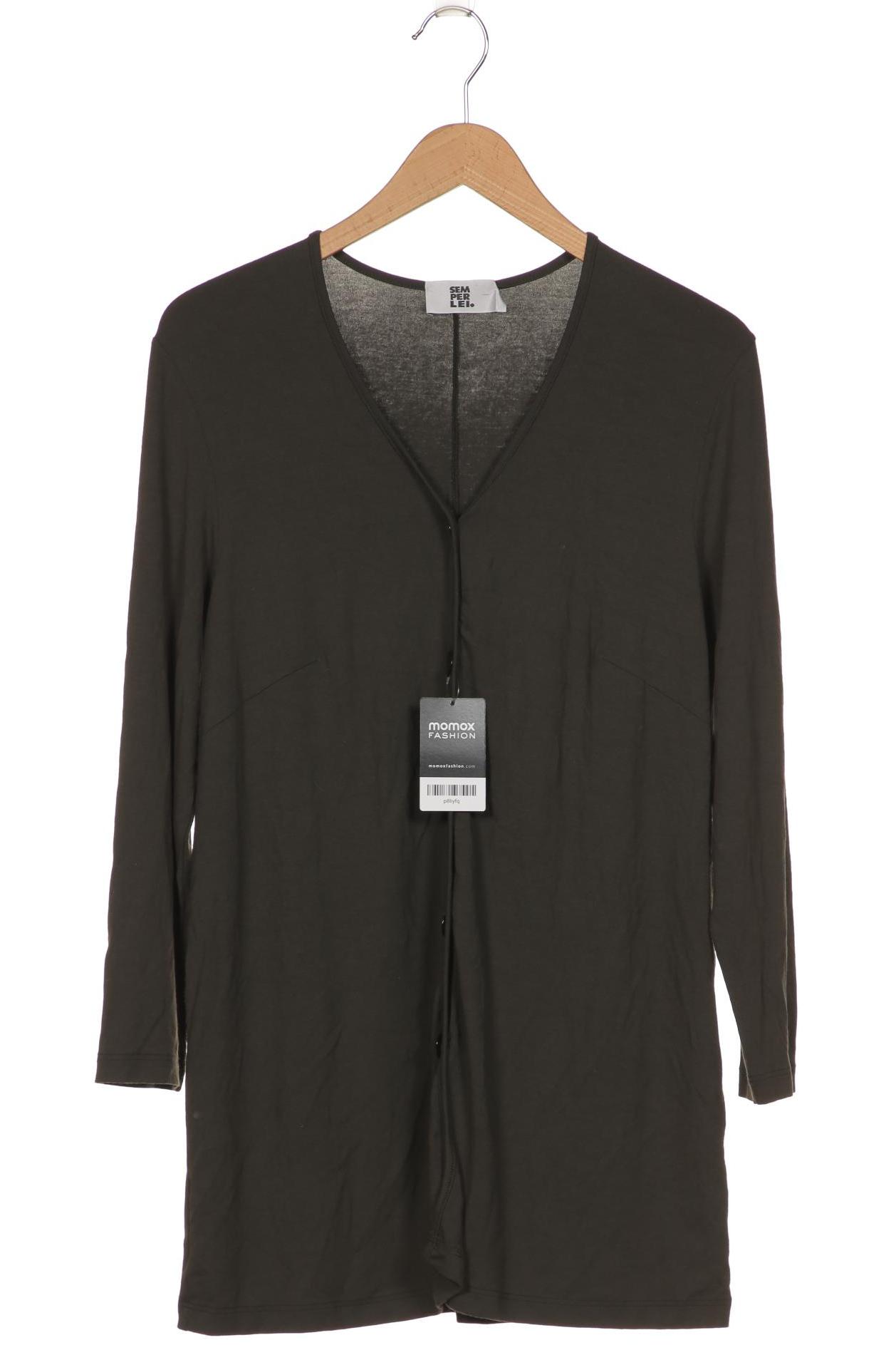 

SEM PER LEI Damen Langarmshirt, grau