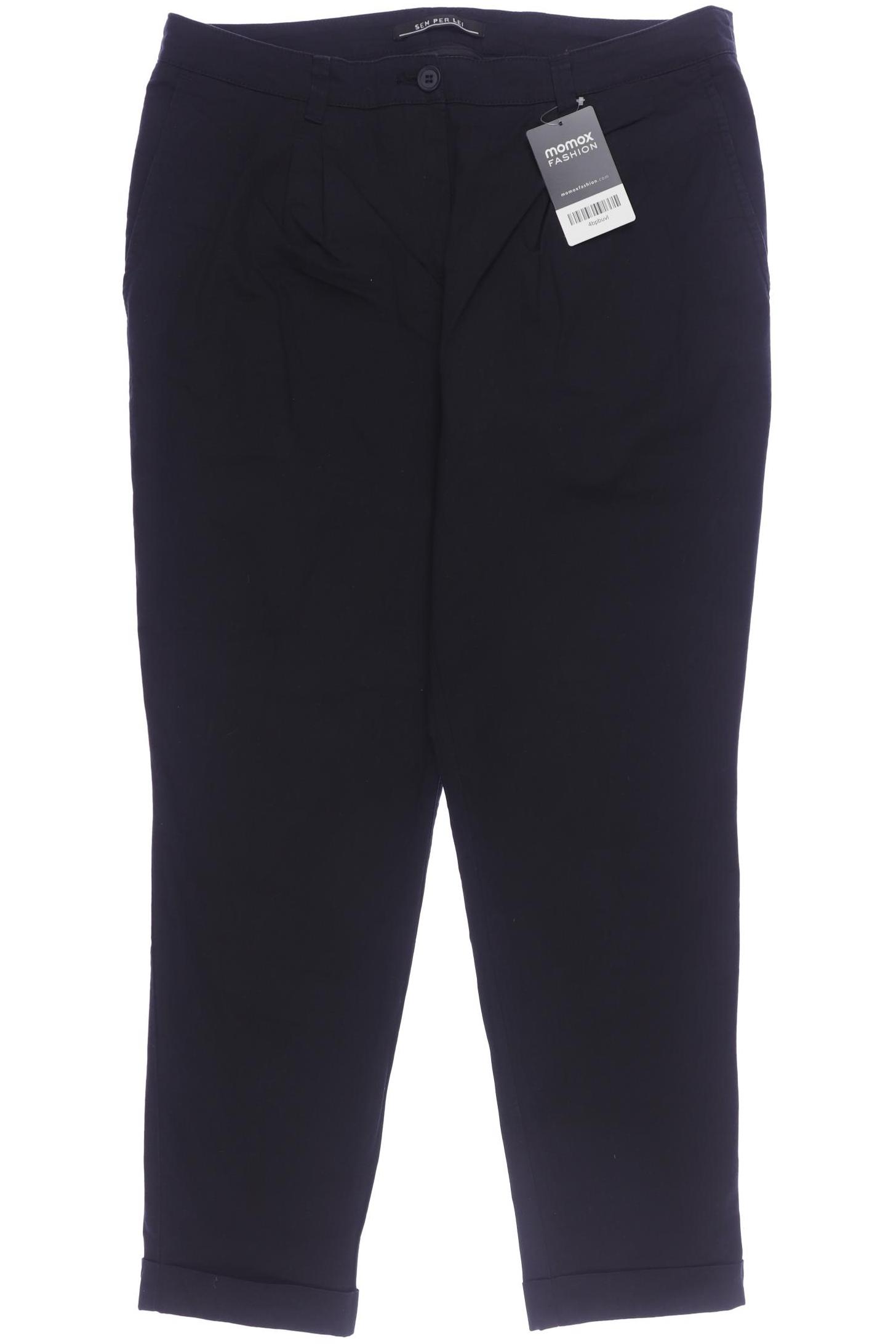 

SEM PER LEI Damen Stoffhose, schwarz, Gr. 40