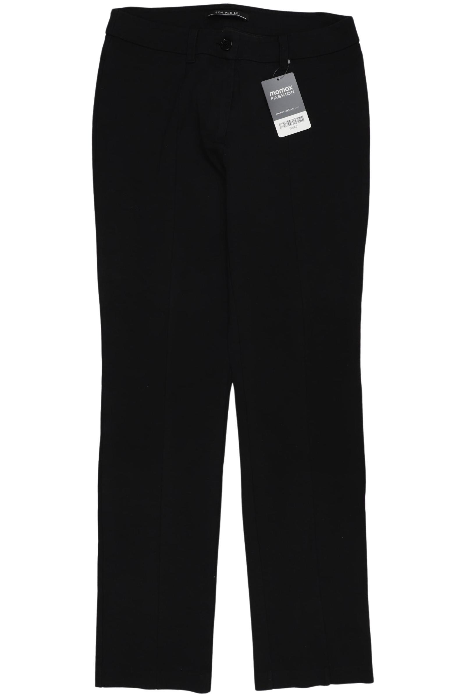 

SEM PER LEI Damen Stoffhose, schwarz, Gr. 38