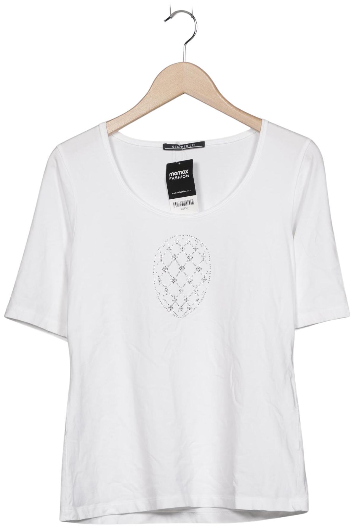 

SEM PER LEI Damen T-Shirt, weiß, Gr. 40