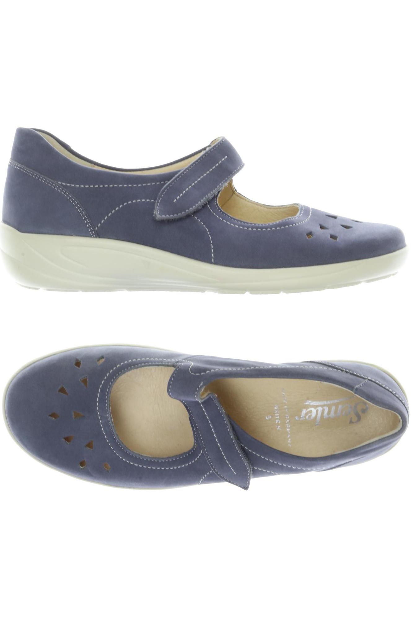 

Semler Damen Ballerinas, blau, Gr. 5