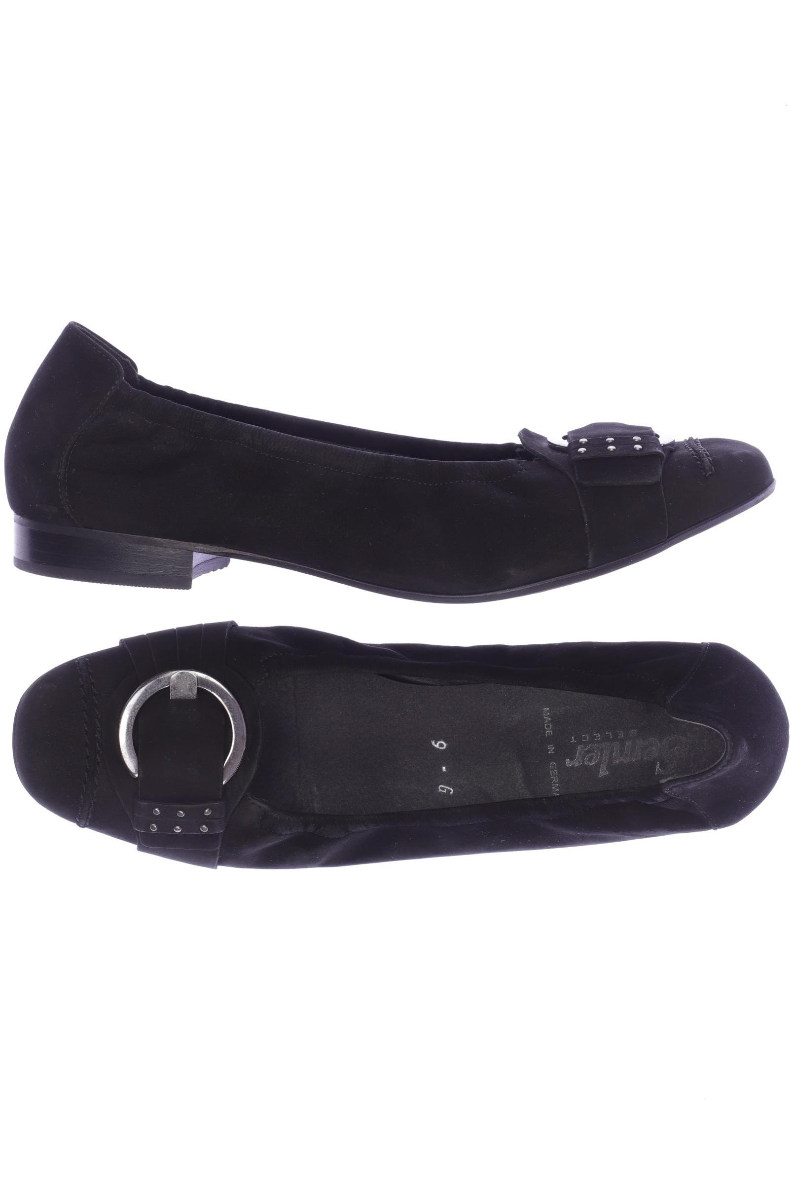 

Semler Damen Ballerinas, schwarz, Gr. 9