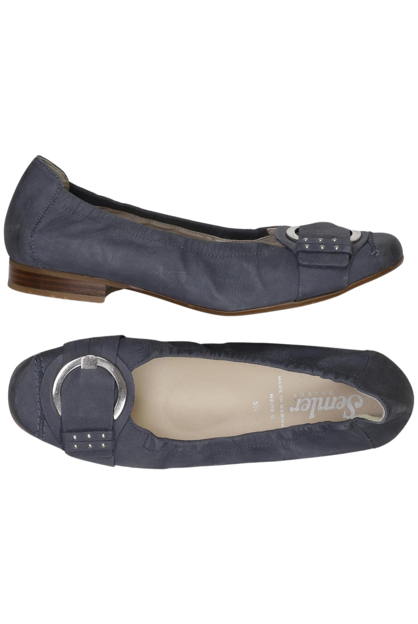

Semler Damen Ballerinas, blau, Gr. 5.5