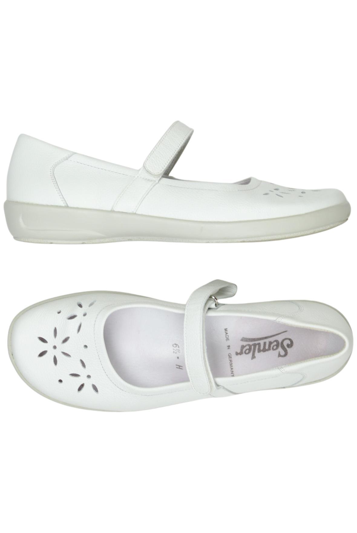 

Semler Damen Ballerinas, weiß, Gr. 6.5