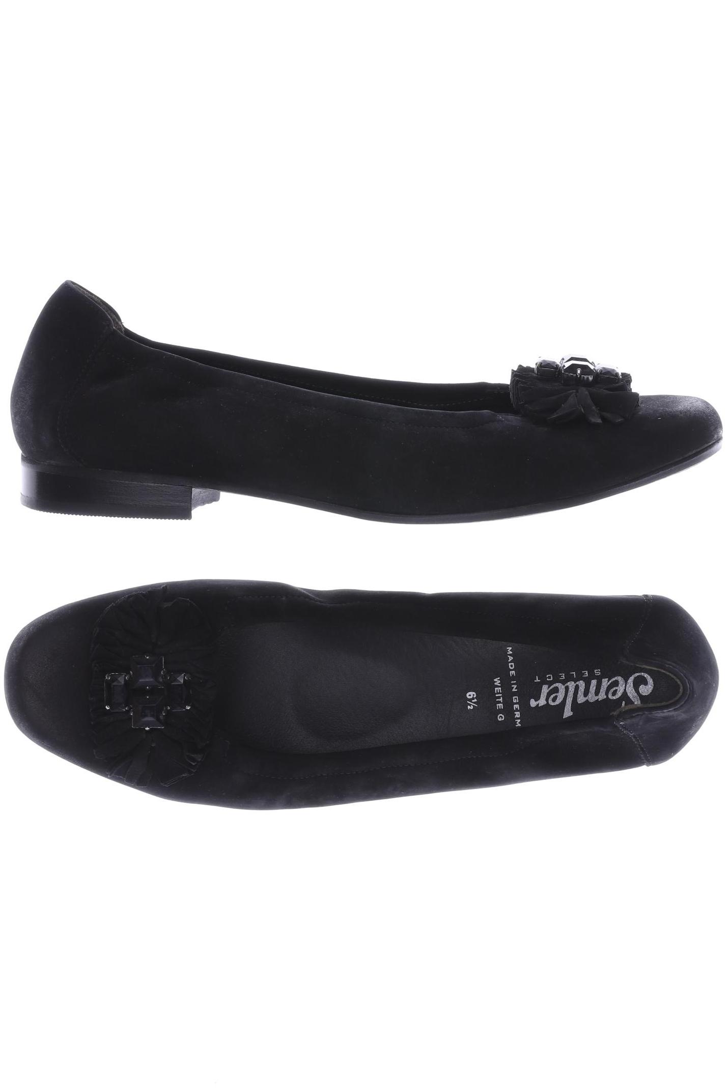 

Semler Damen Ballerinas, schwarz, Gr. 6.5