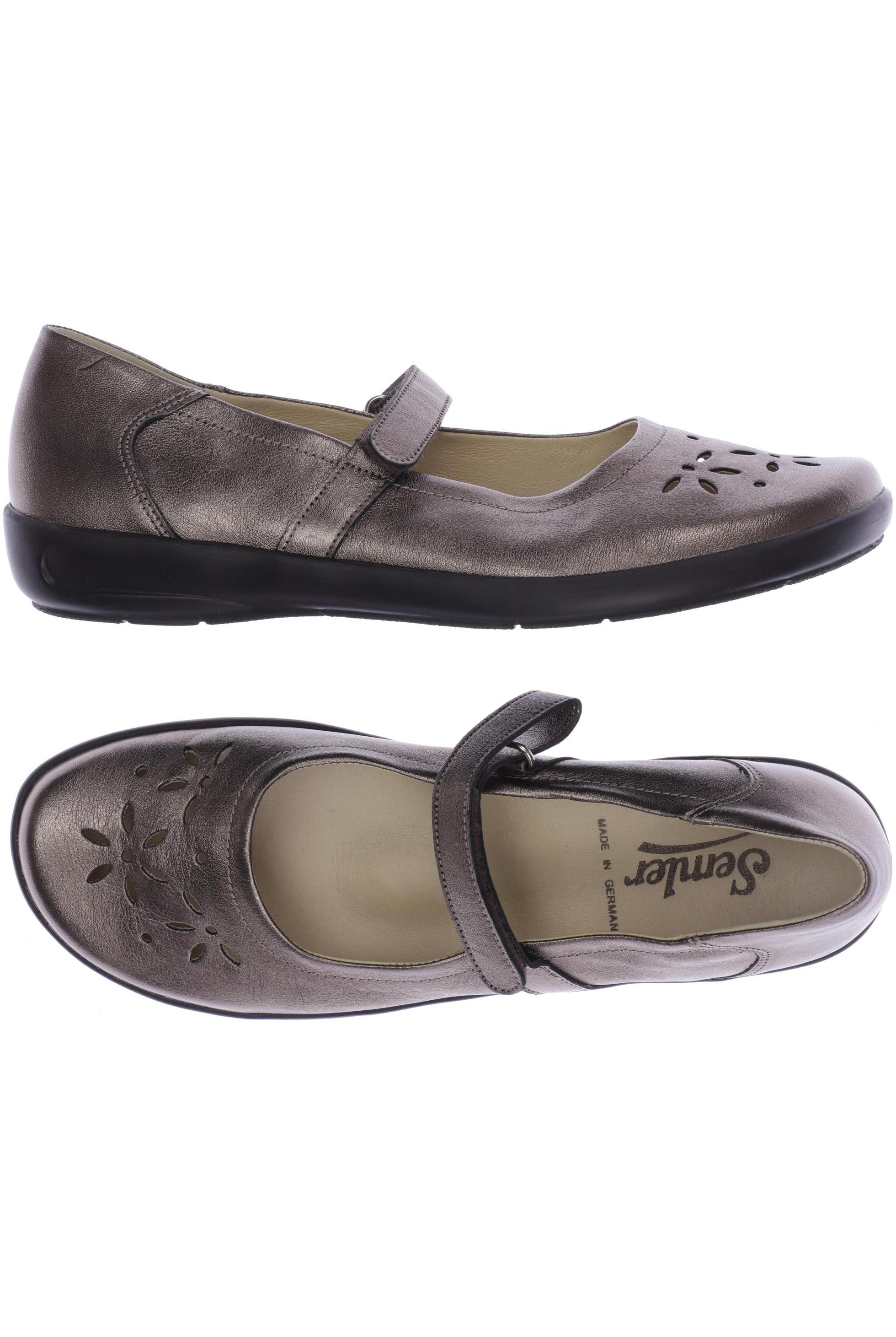 

Semler Damen Ballerinas, braun, Gr. 7.5