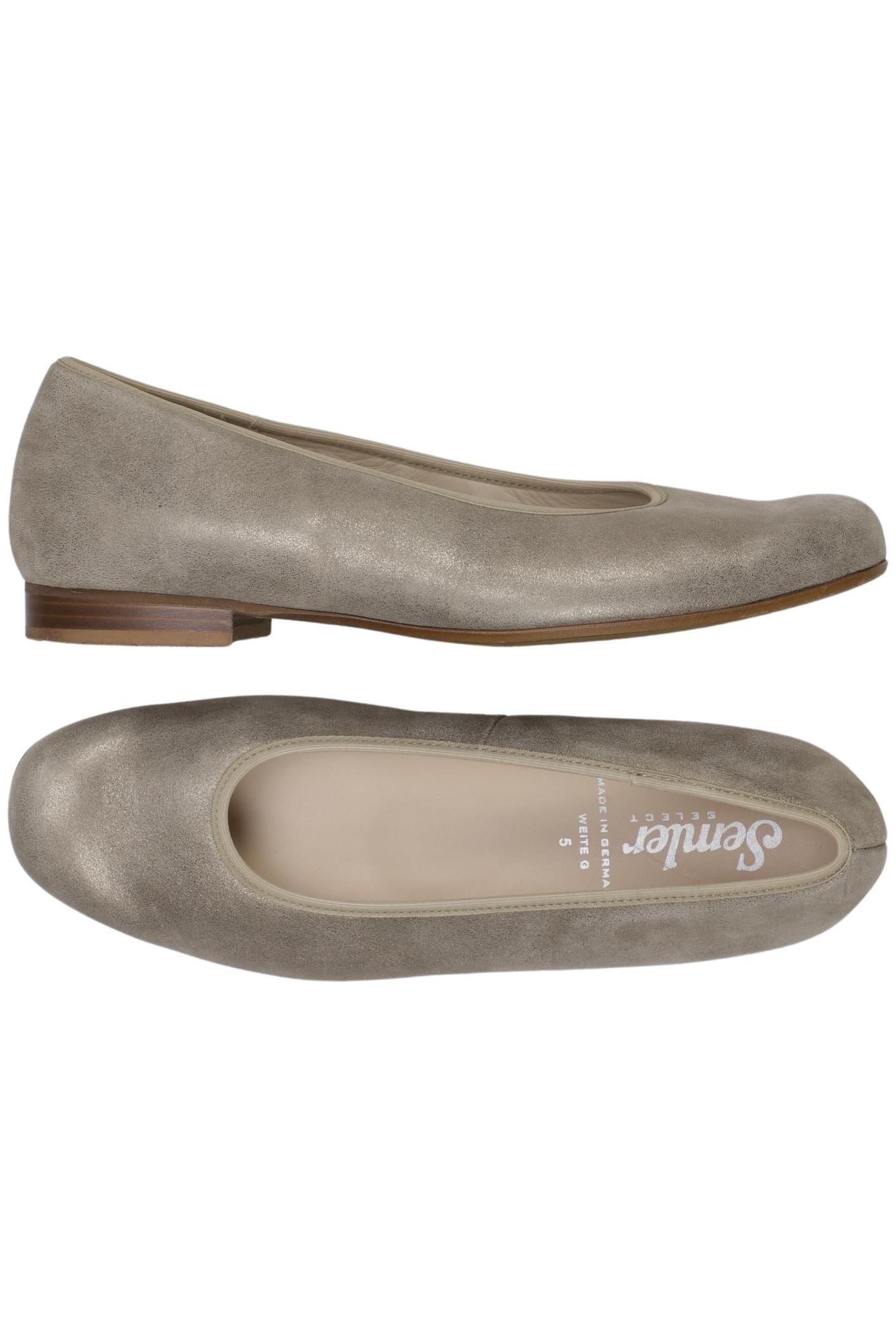 

Semler Damen Ballerinas, silber, Gr. 5
