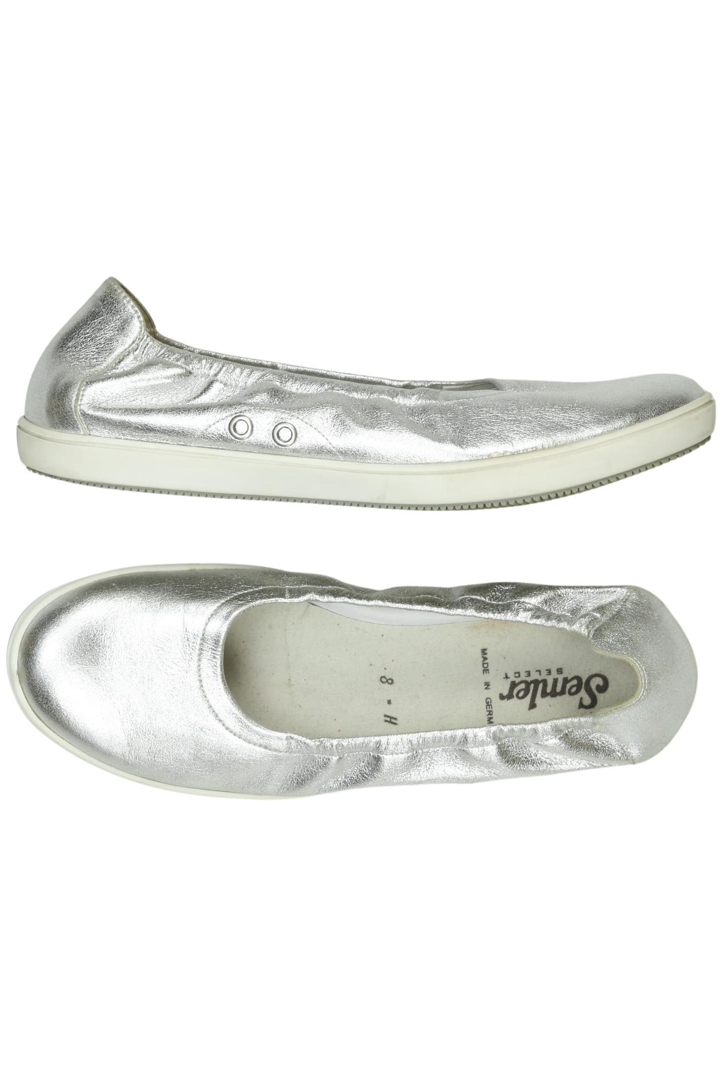 

Semler Damen Ballerinas, silber, Gr. 8