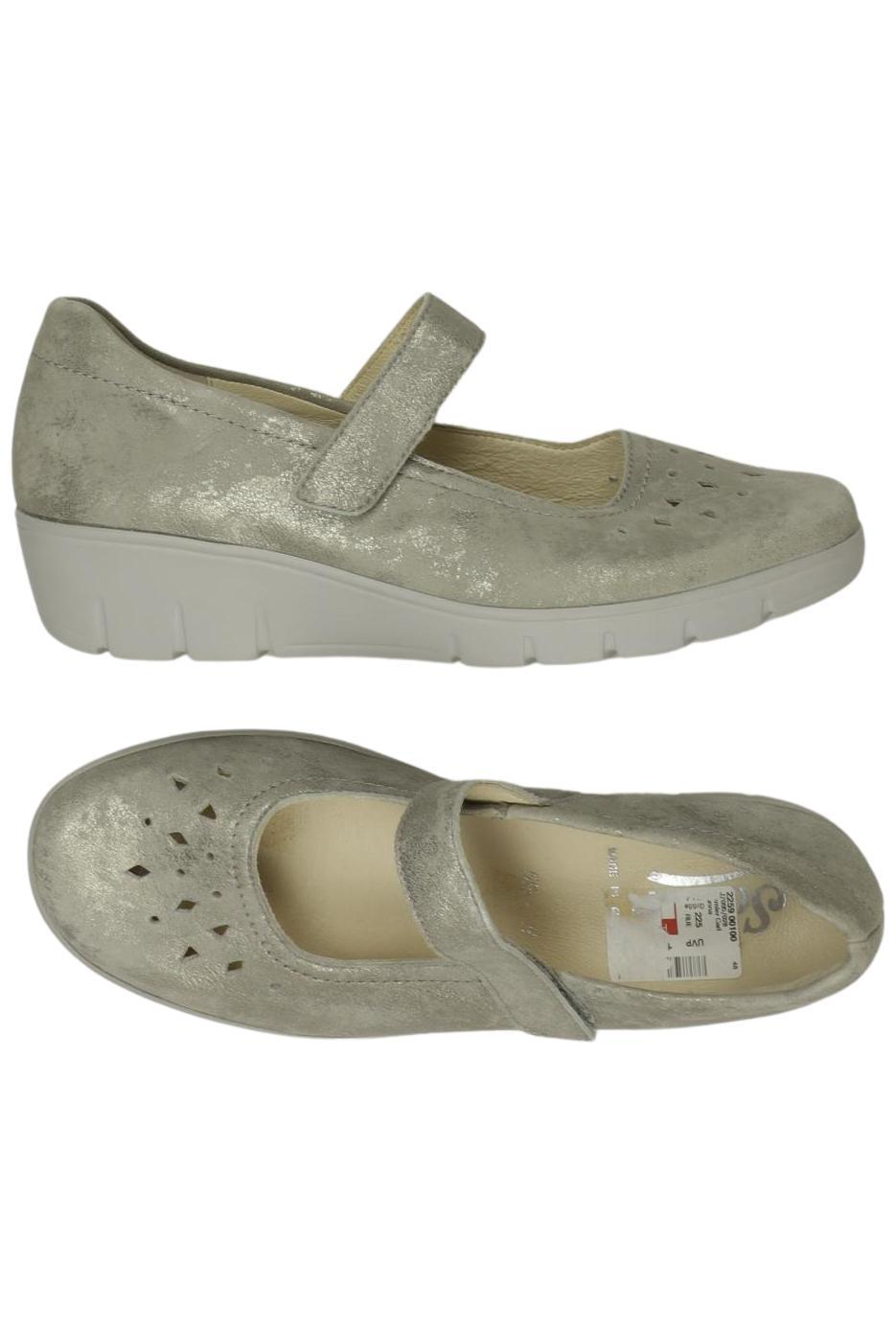 

Semler Damen Ballerinas, silber, Gr. 5.5