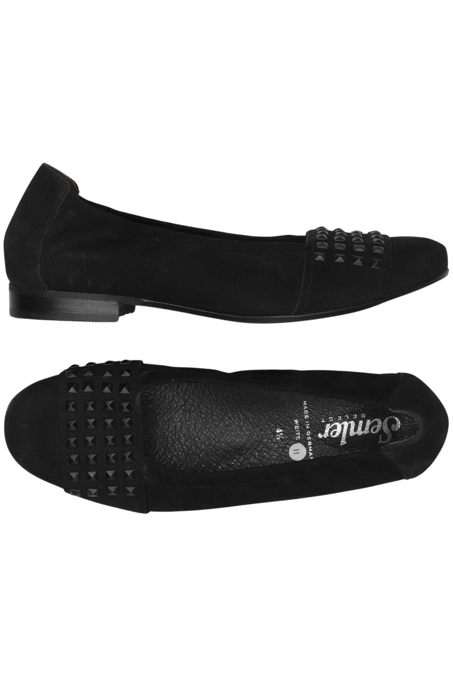 

Semler Damen Ballerinas, schwarz, Gr. 4.5