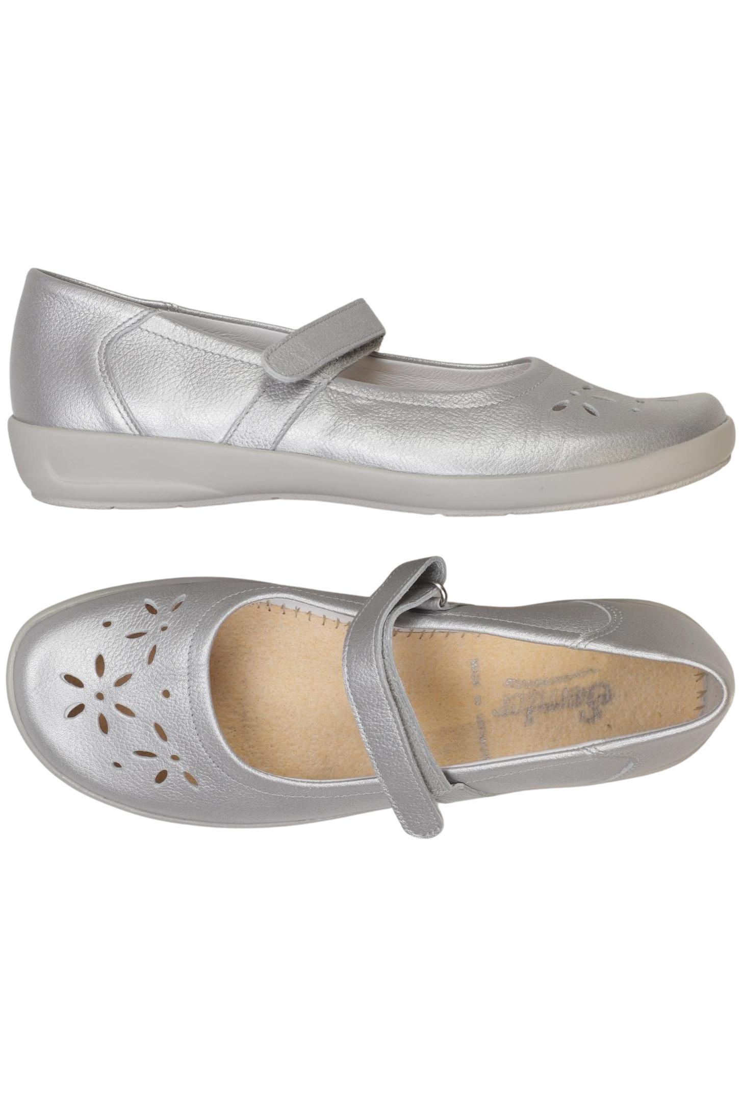 

Semler Damen Ballerinas, silber, Gr. 40