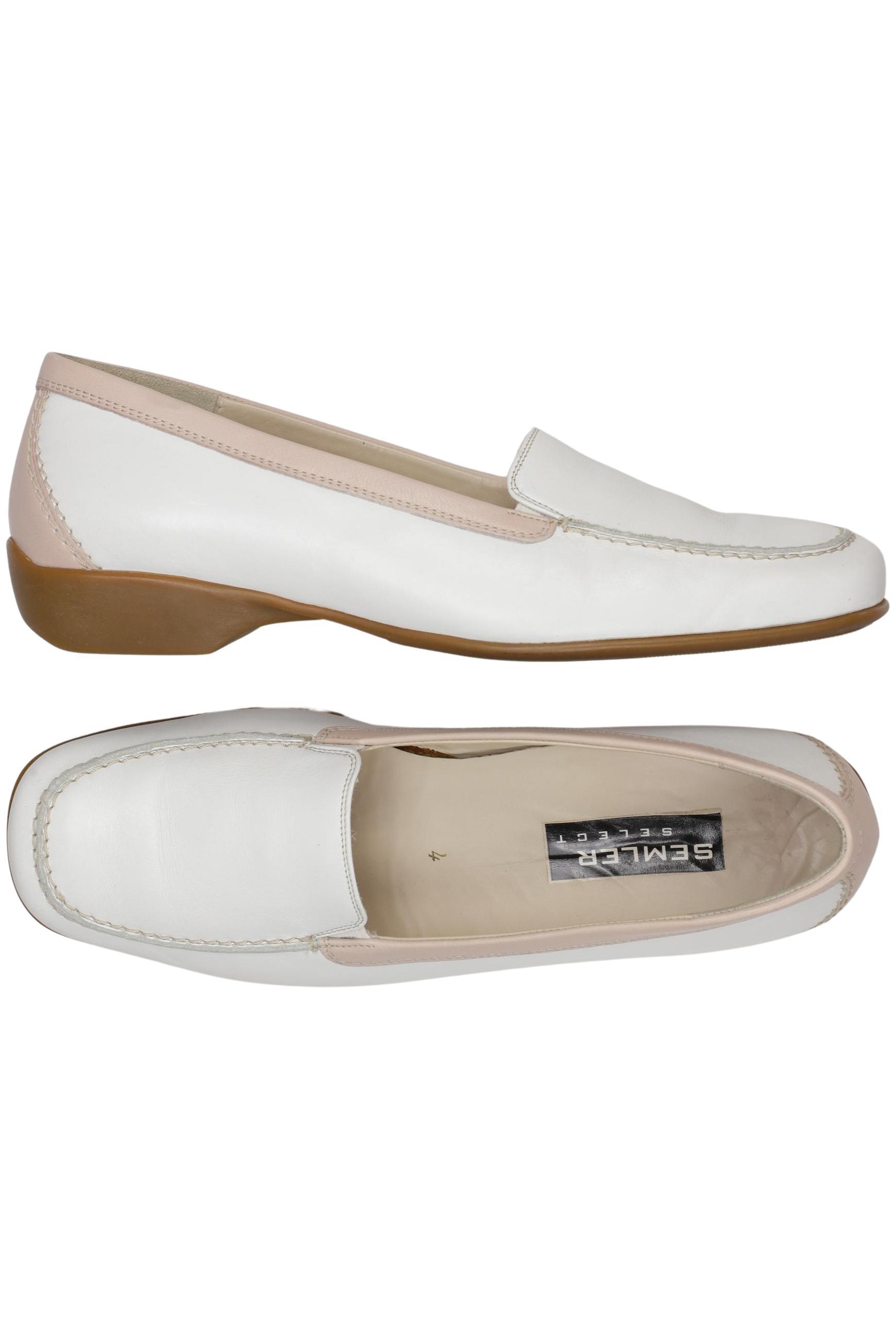 

Semler Damen Ballerinas, weiß, Gr. 4