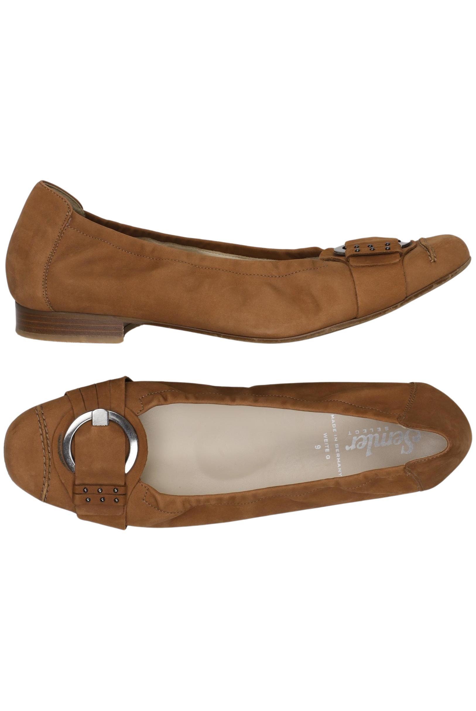 

Semler Damen Ballerinas, braun, Gr. 9