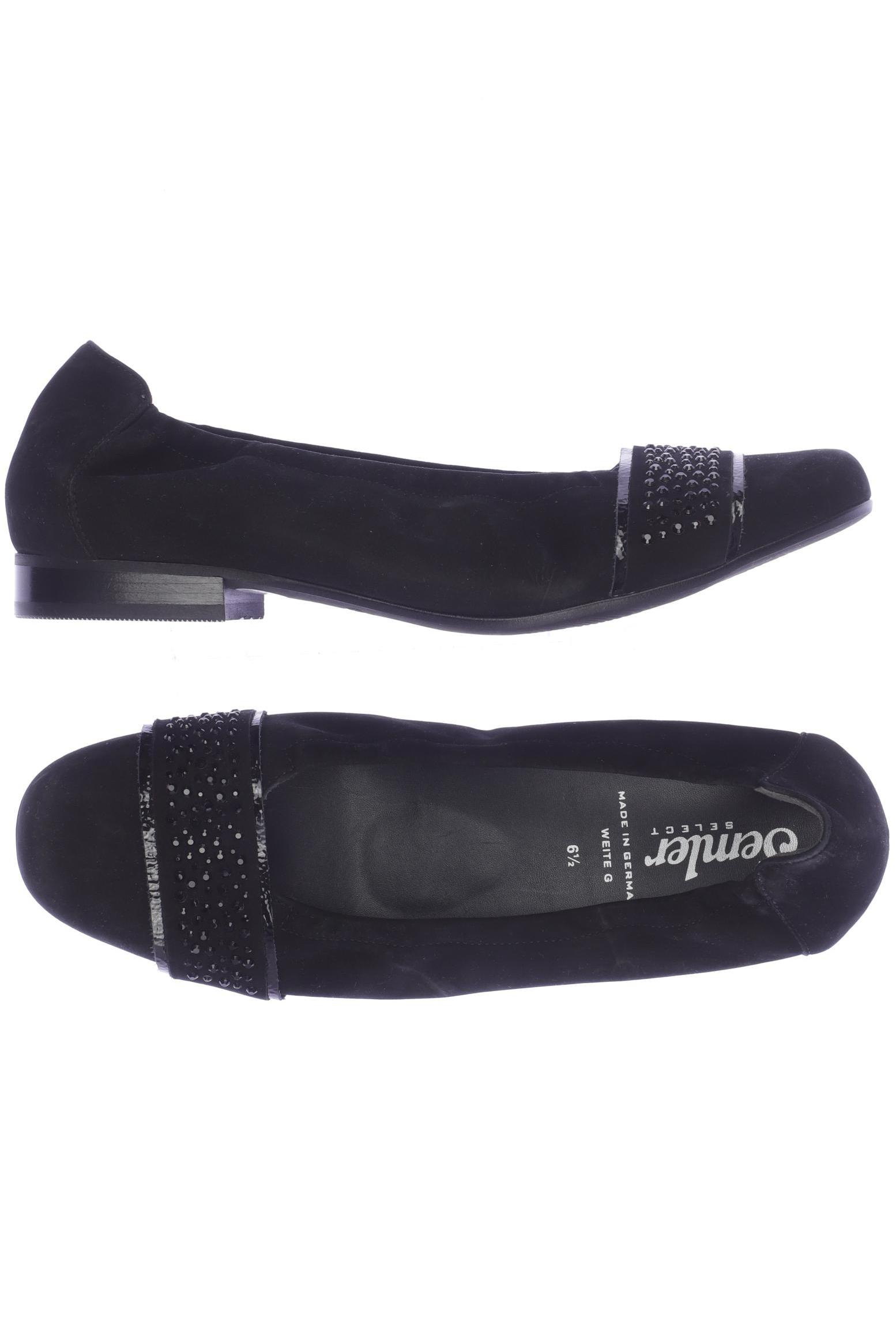 

Semler Damen Ballerinas, schwarz, Gr. 6.5