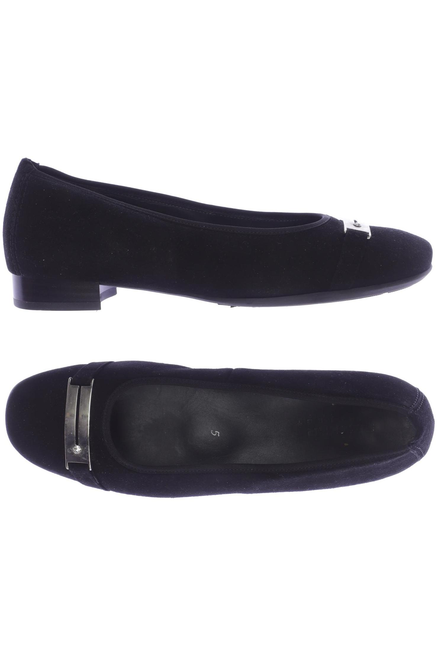 

Semler Damen Ballerinas, schwarz, Gr. 5