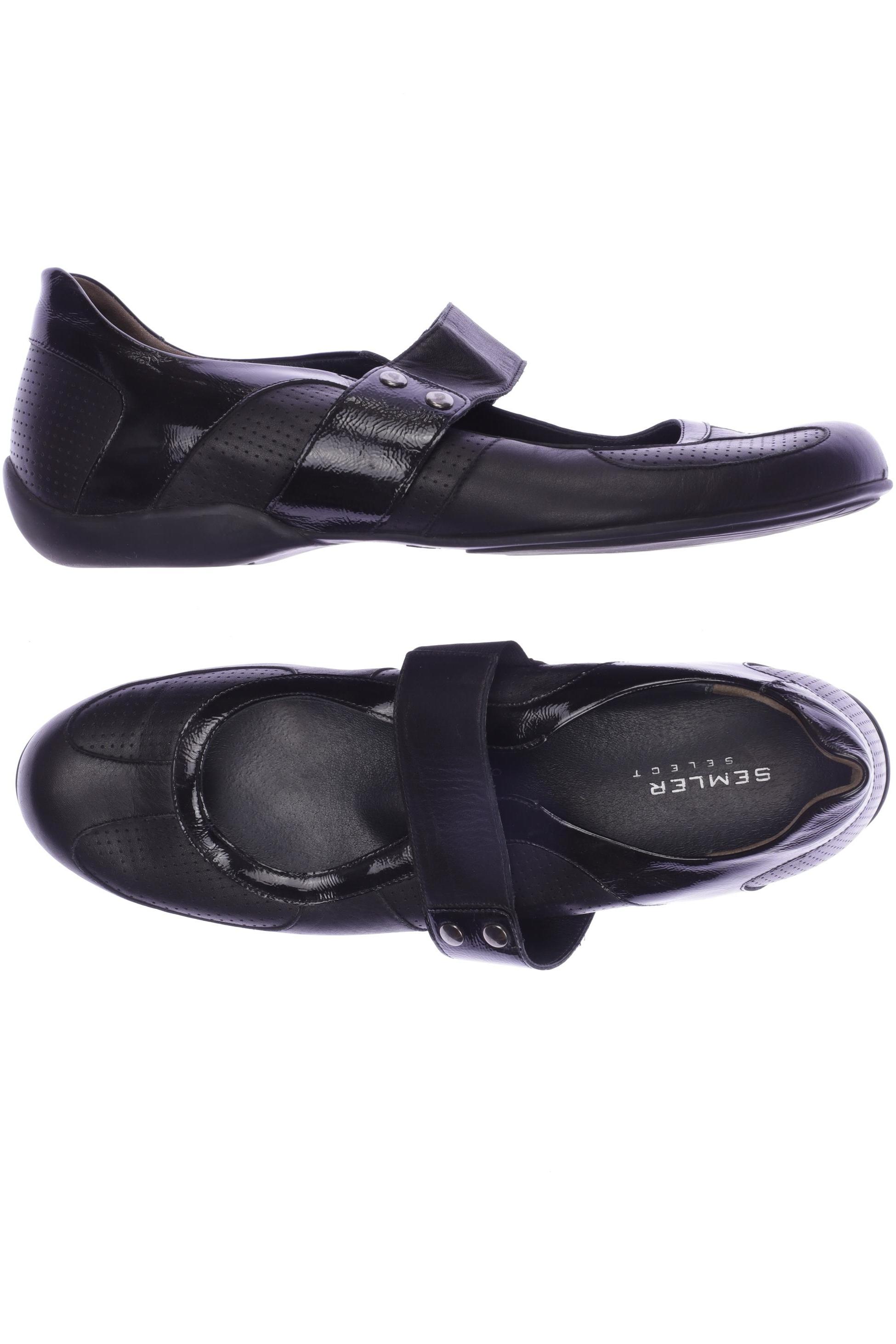 

Semler Damen Ballerinas, schwarz, Gr. 9