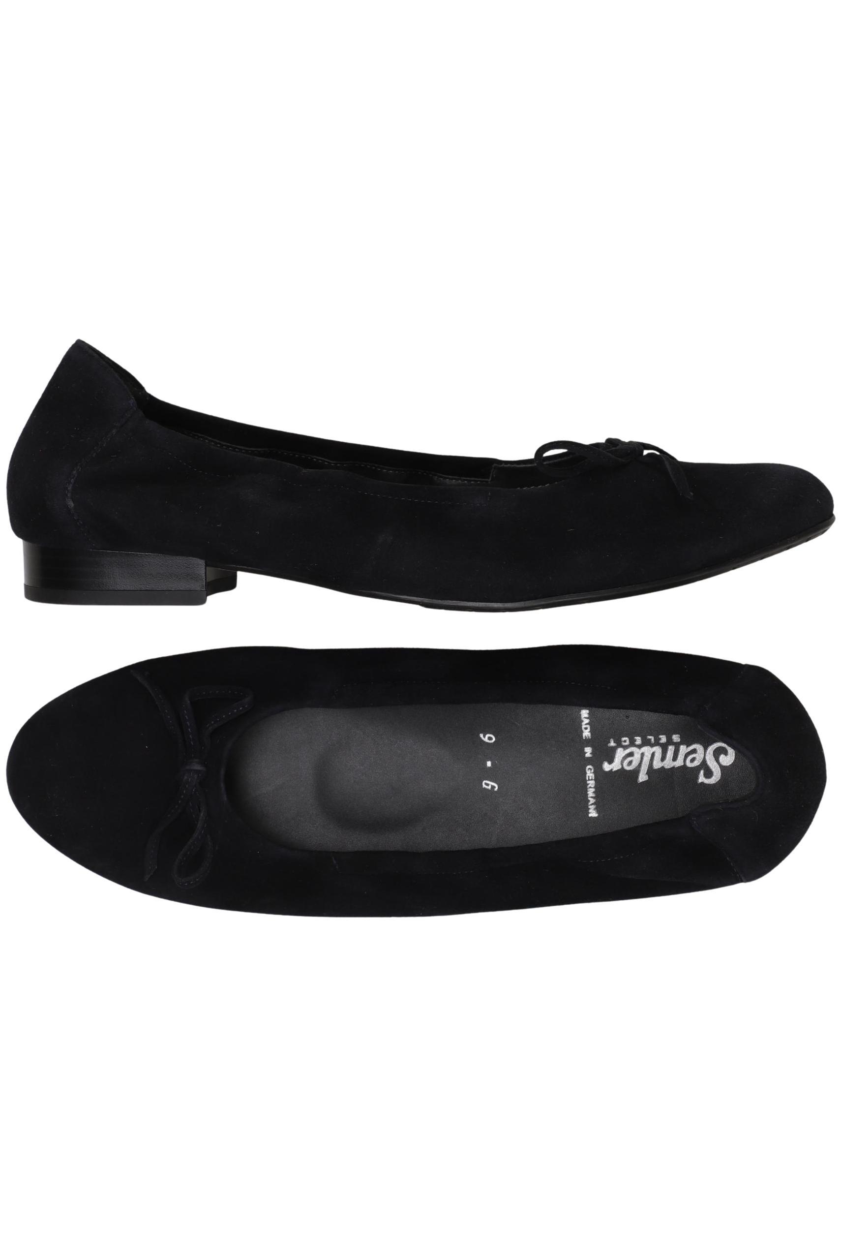 

Semler Damen Ballerinas, schwarz, Gr. 9