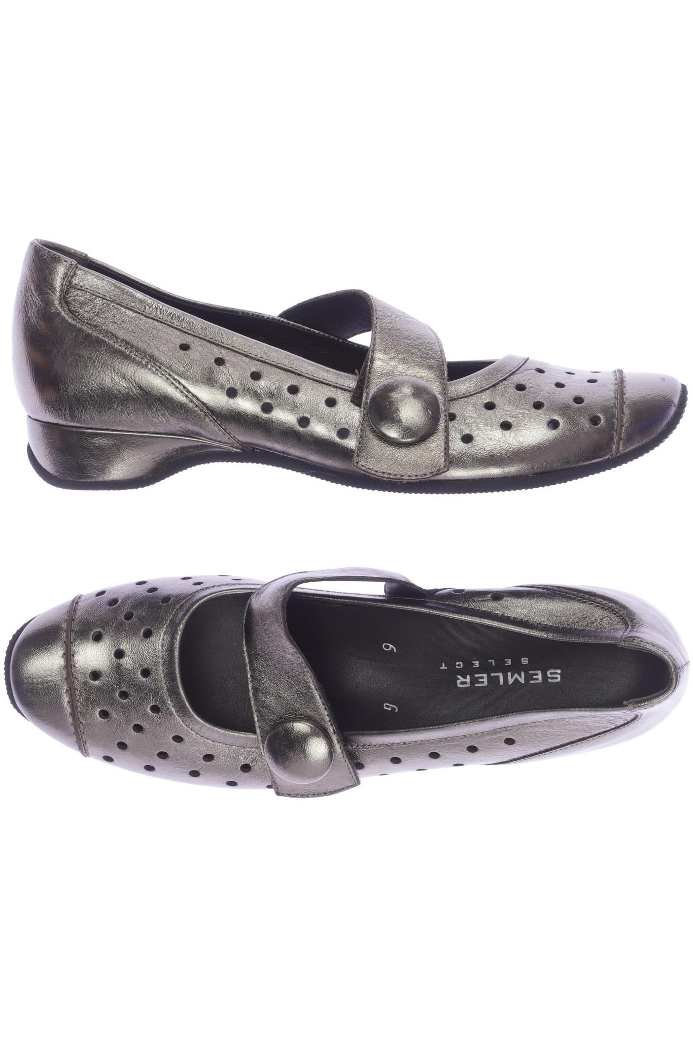 

Semler Damen Ballerinas, braun, Gr. 6