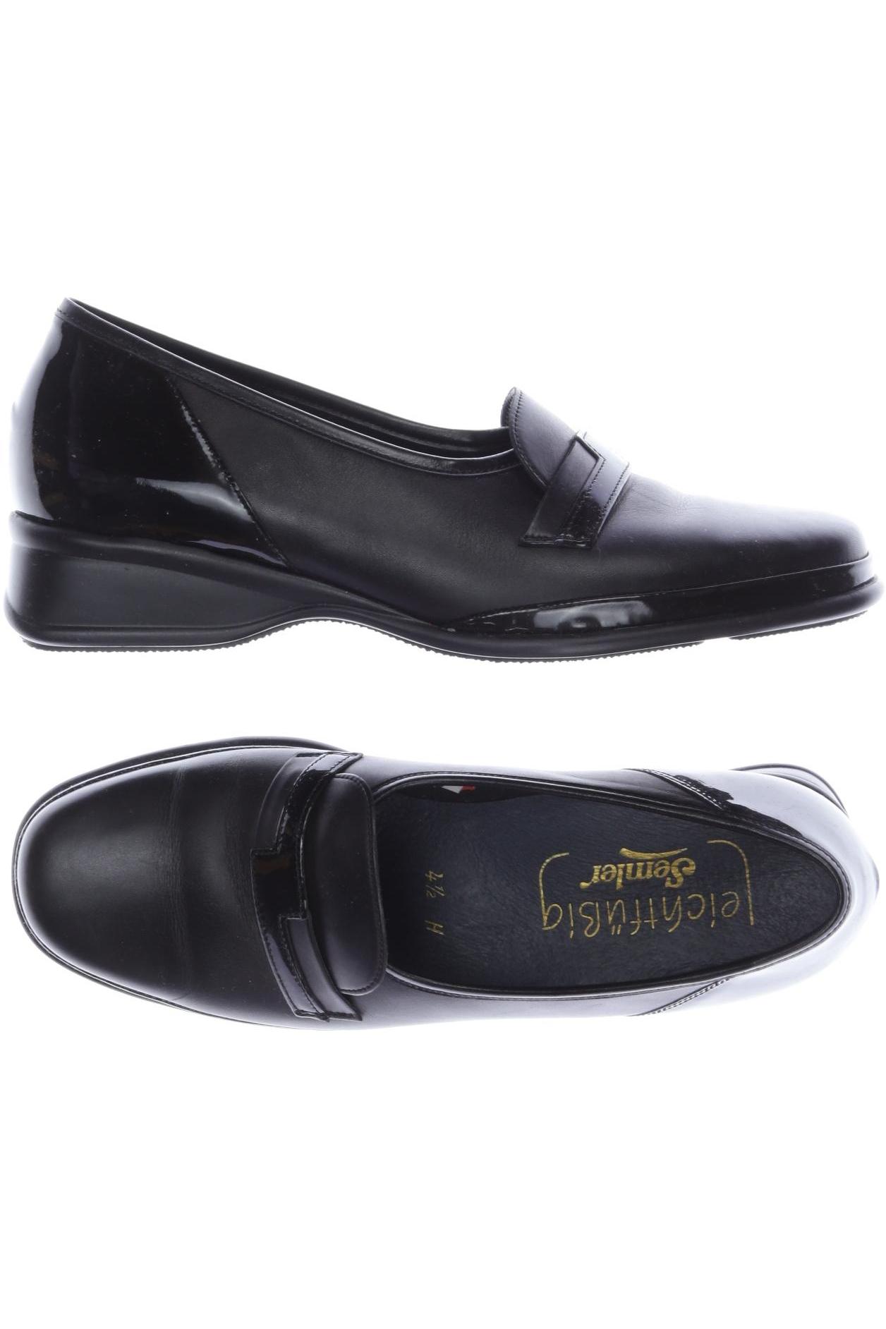 

Semler Damen Halbschuh, schwarz, Gr. 4.5