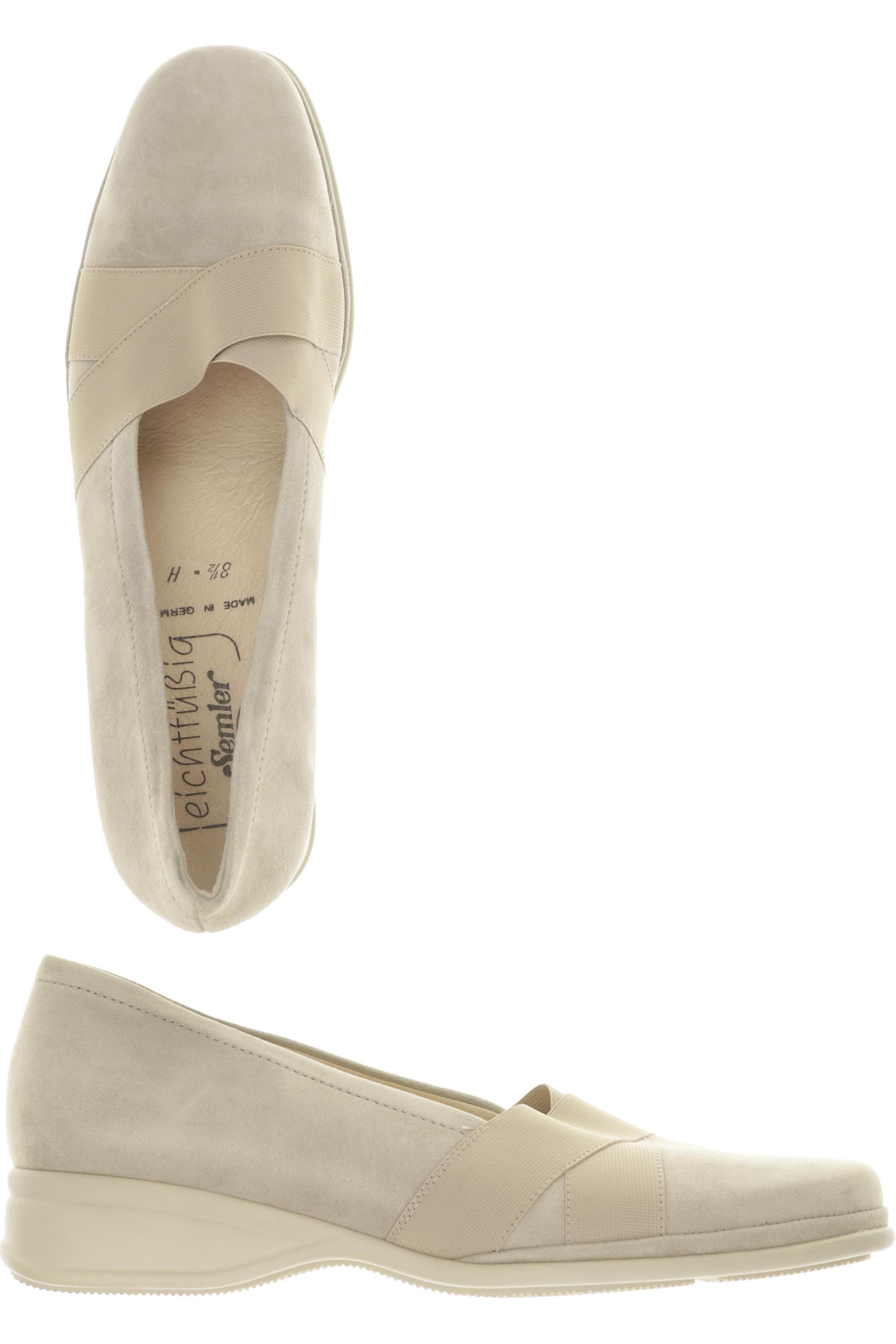 

Semler Damen Halbschuh, beige, Gr. 8.5