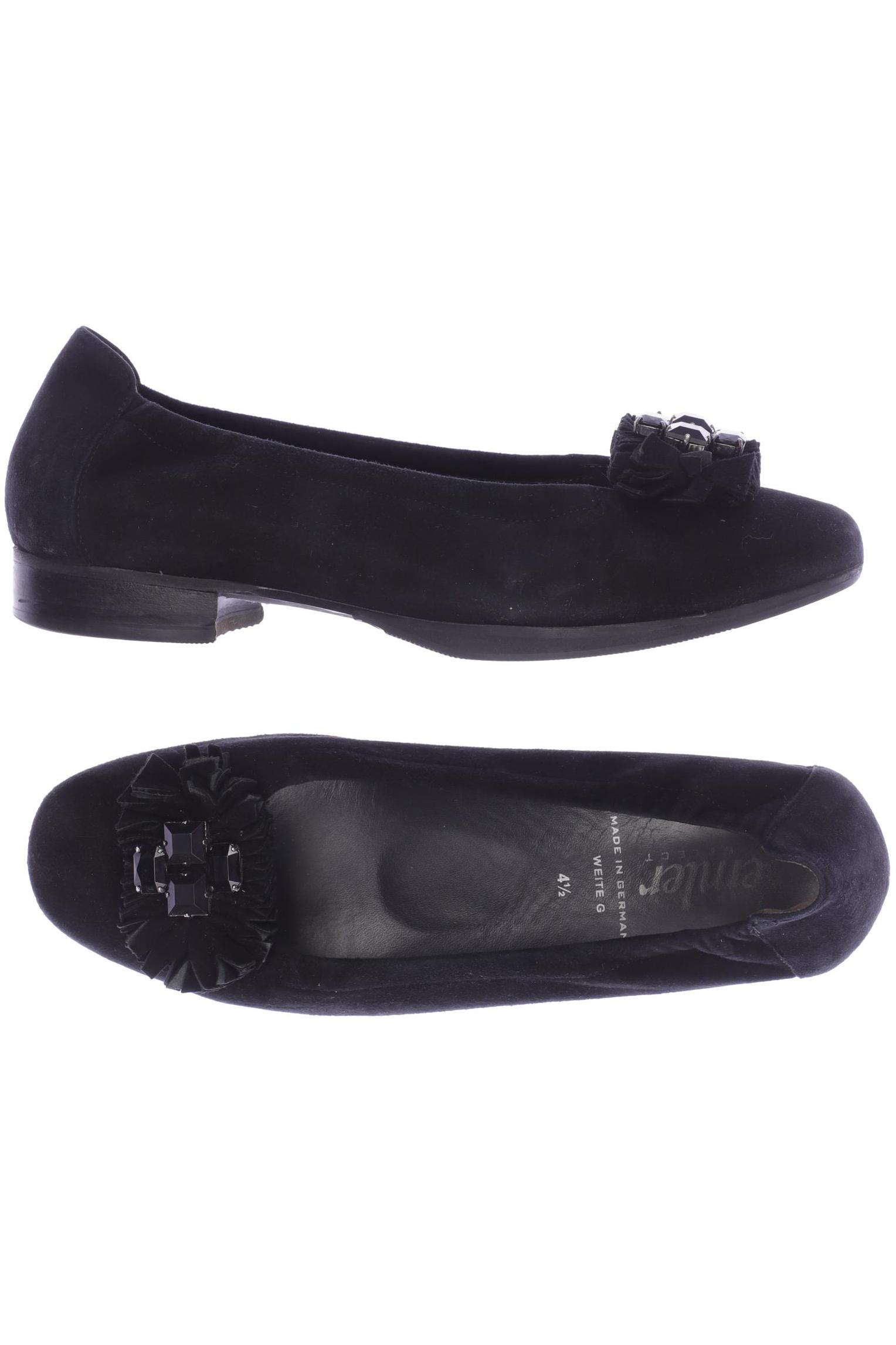 

Semler Damen Halbschuh, schwarz, Gr. 4.5