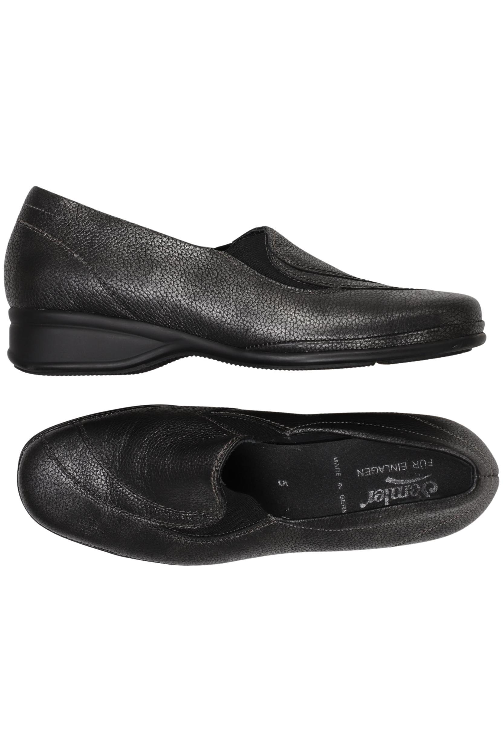 

Semler Damen Halbschuh, schwarz, Gr. 5