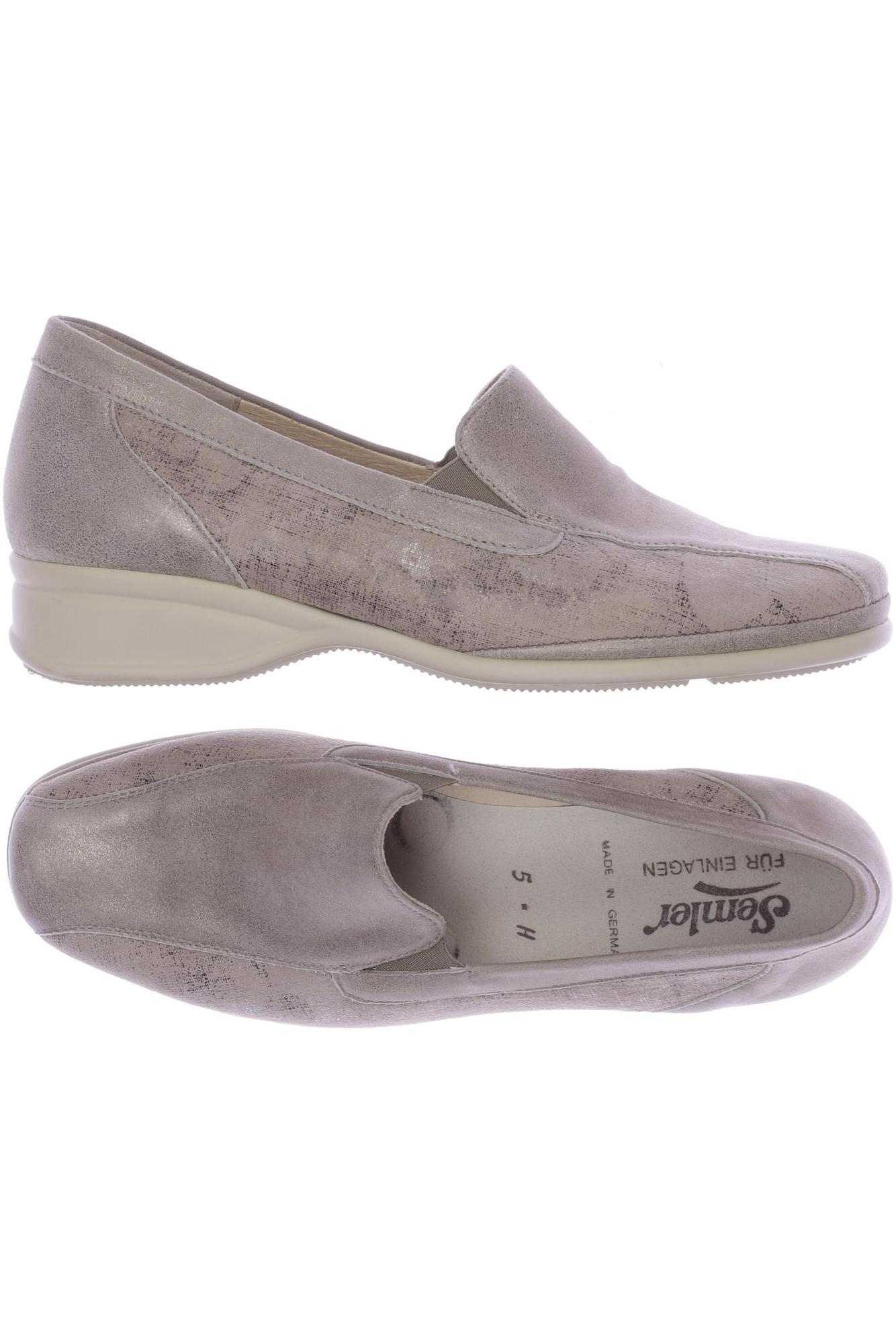 

Semler Damen Halbschuh, beige, Gr. 5