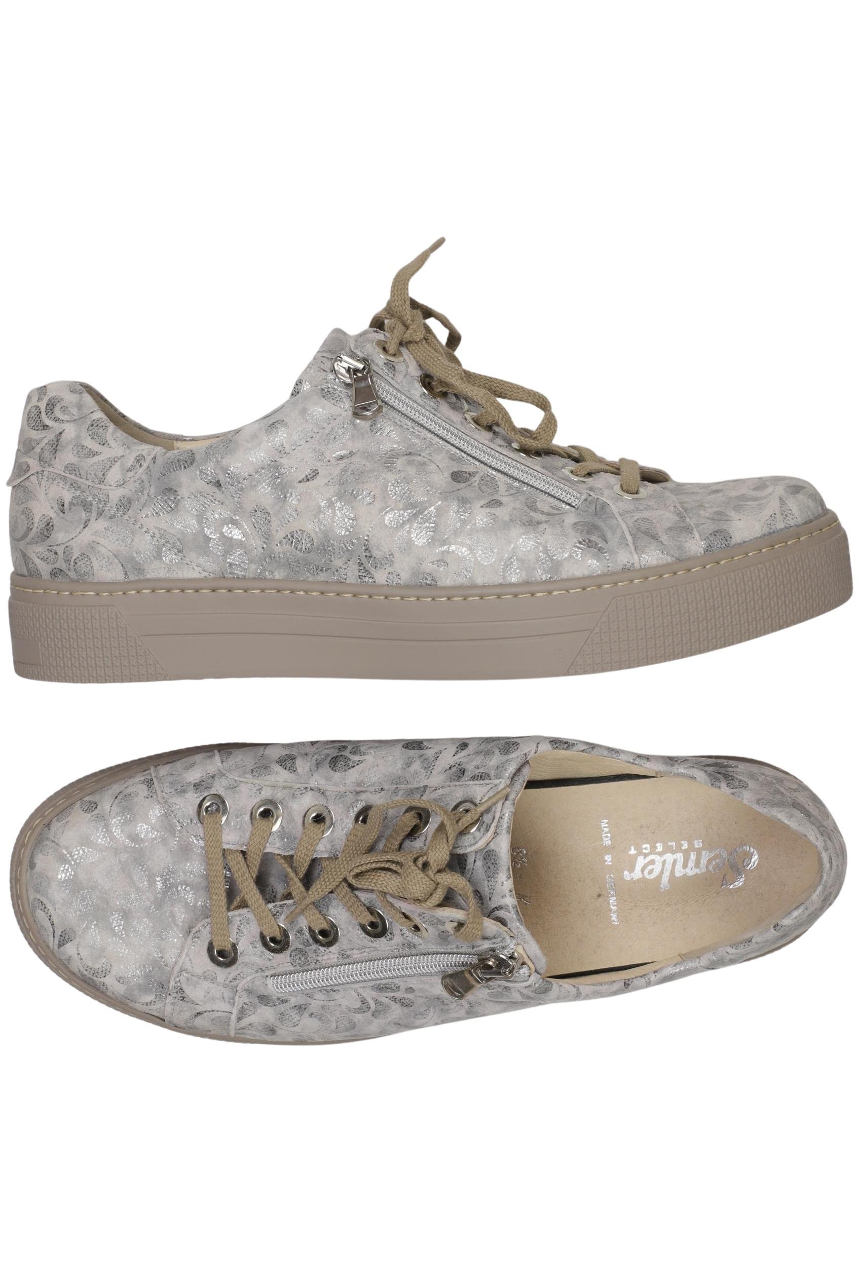 

Semler Damen Halbschuh, silber, Gr. 8.5