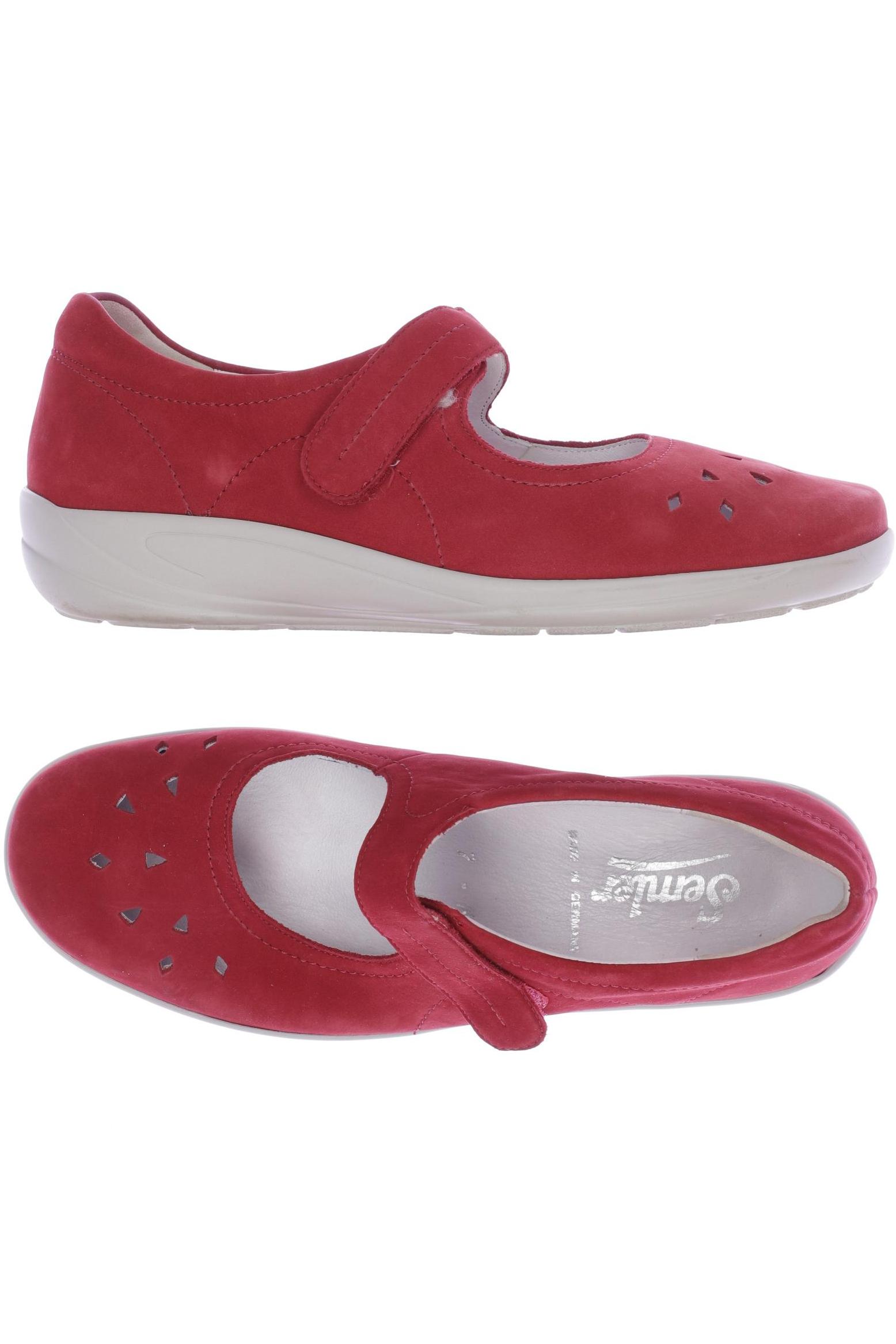 

Semler Damen Halbschuh, rot, Gr. 7