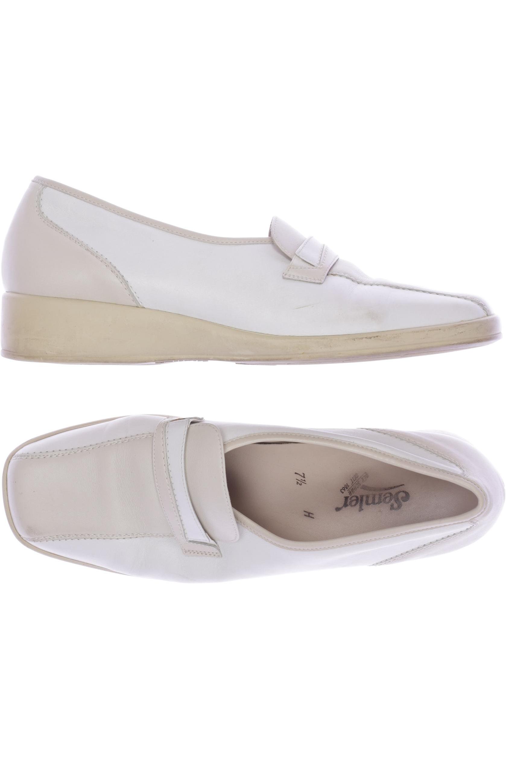 

Semler Damen Halbschuh, cremeweiß, Gr. 7.5