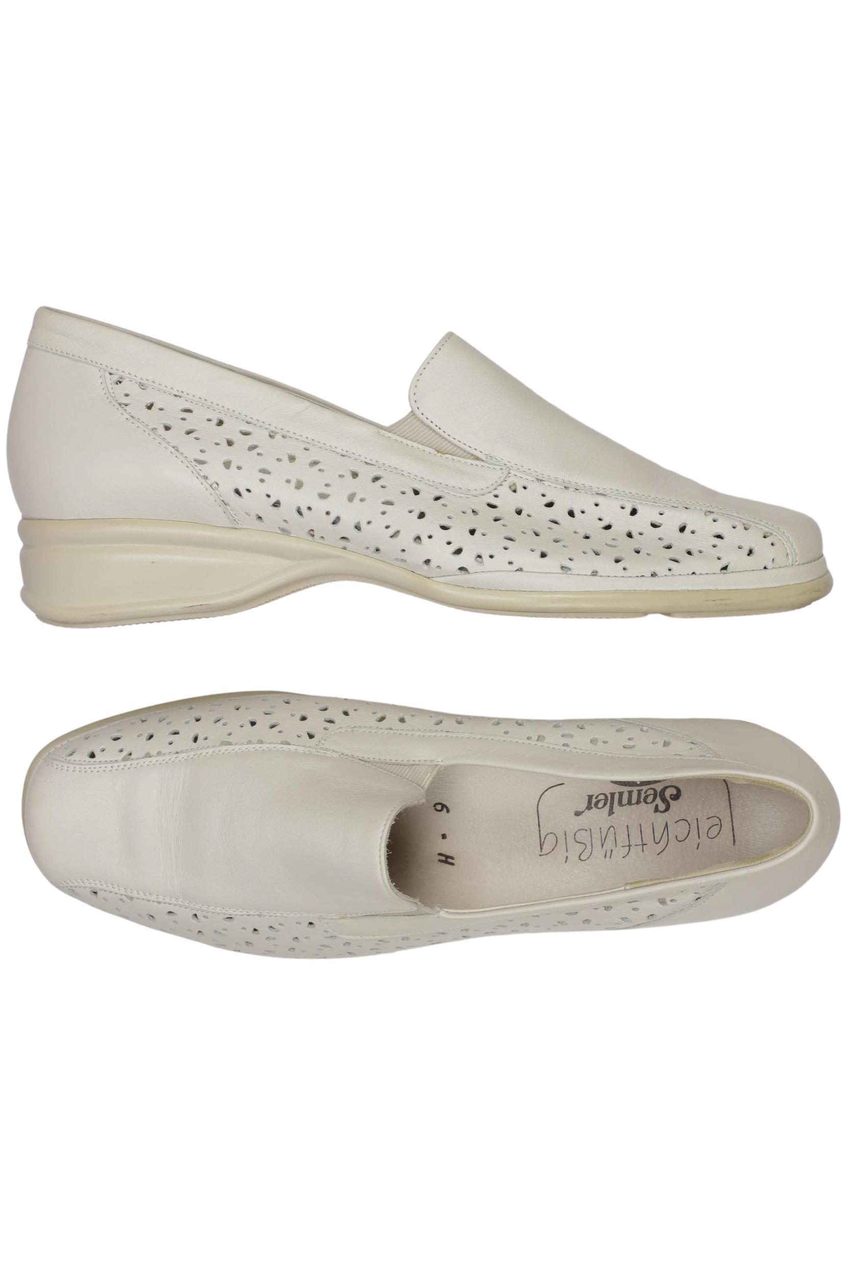 

Semler Damen Halbschuh, cremeweiß, Gr. 6