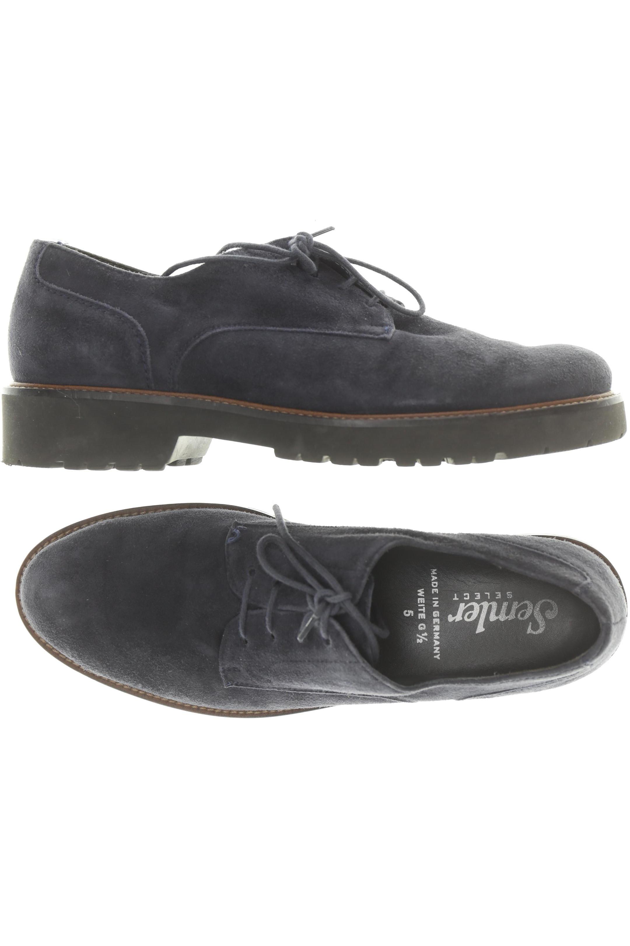 

Semler Damen Halbschuh, blau, Gr. 5.5
