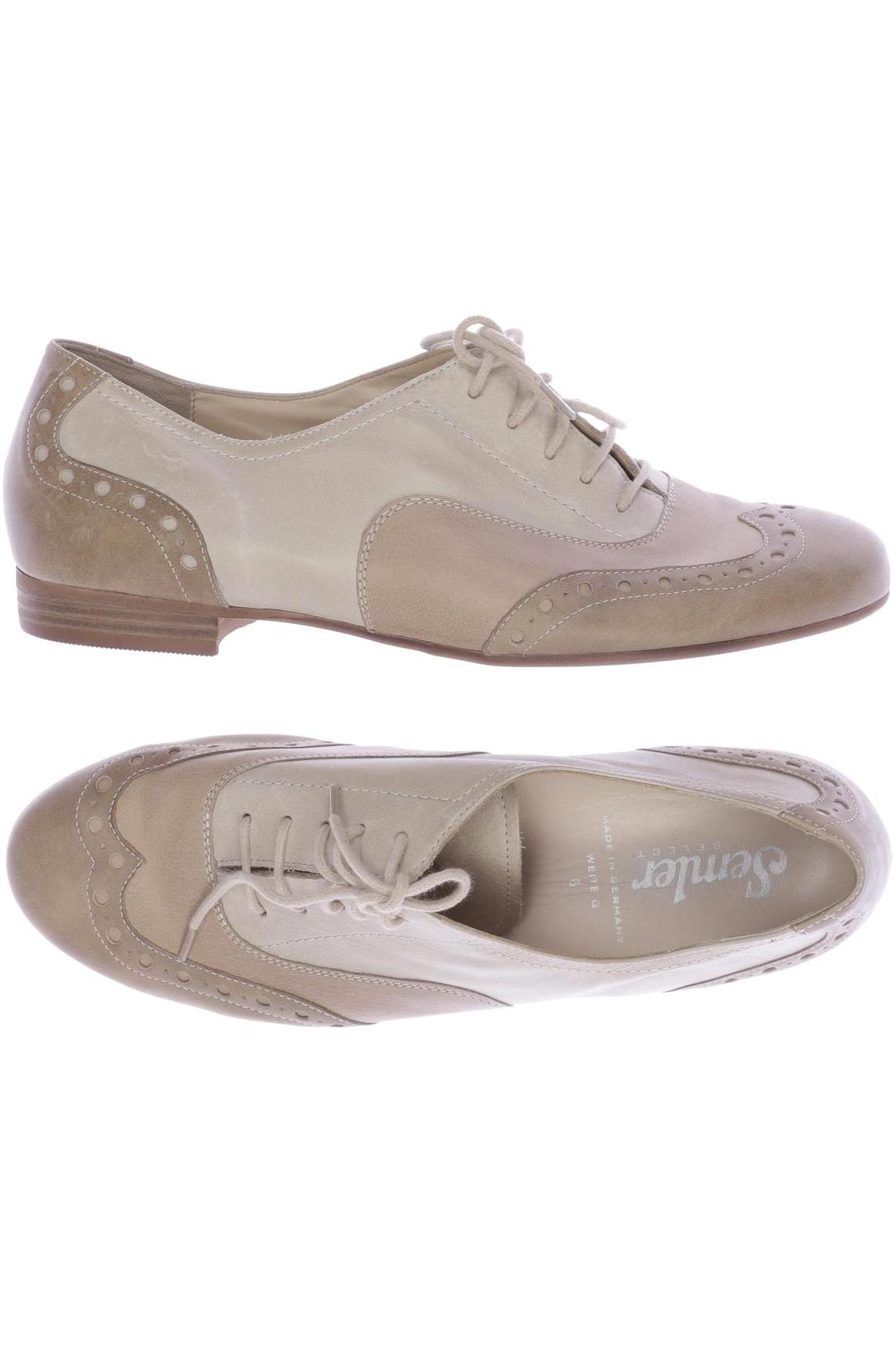 

Semler Damen Halbschuh, beige, Gr. 6