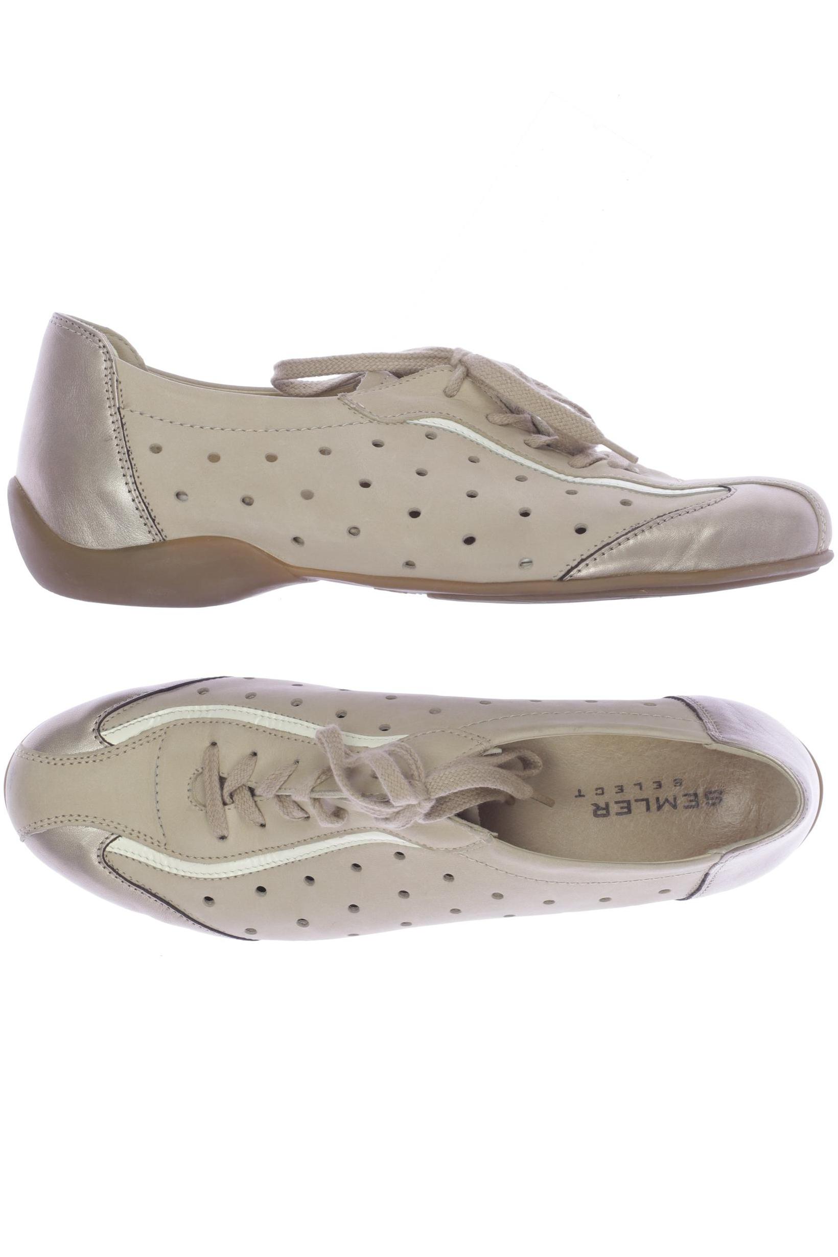

Semler Damen Halbschuh, beige, Gr. 5